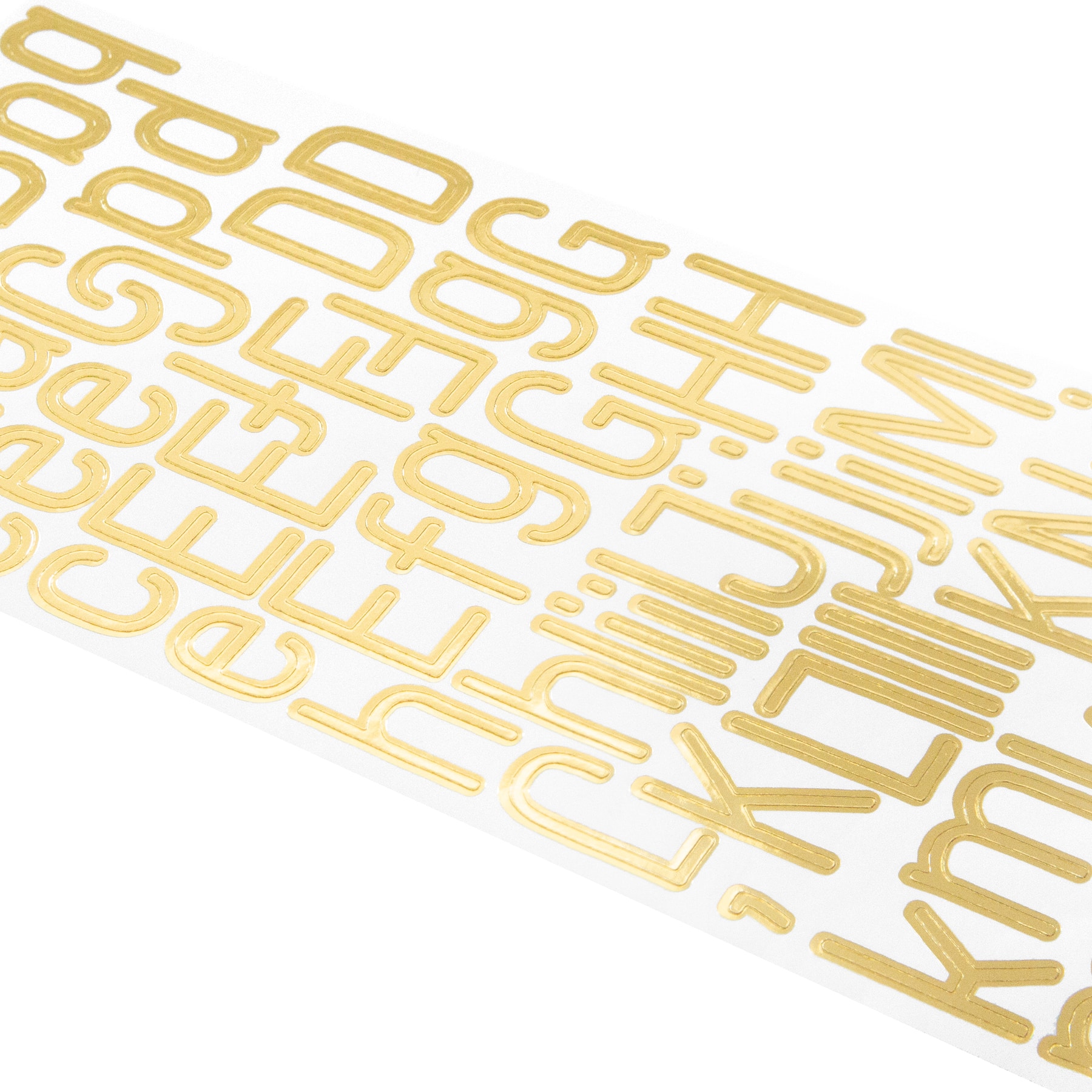 Gold Foil Skinny Alphabet Stickers by Recollections™