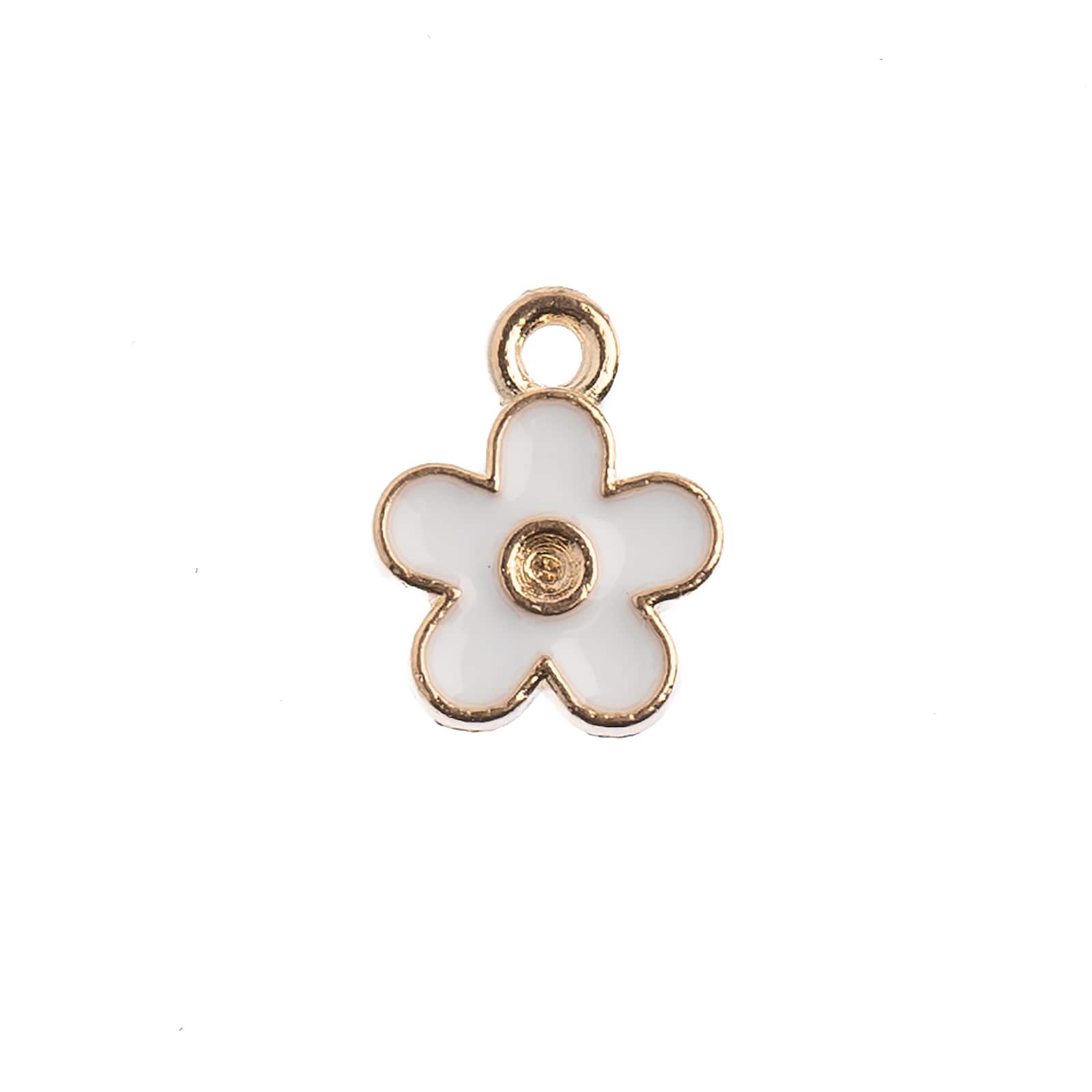 John Bead Sweet & Petite Small Flower Charms, 10ct.