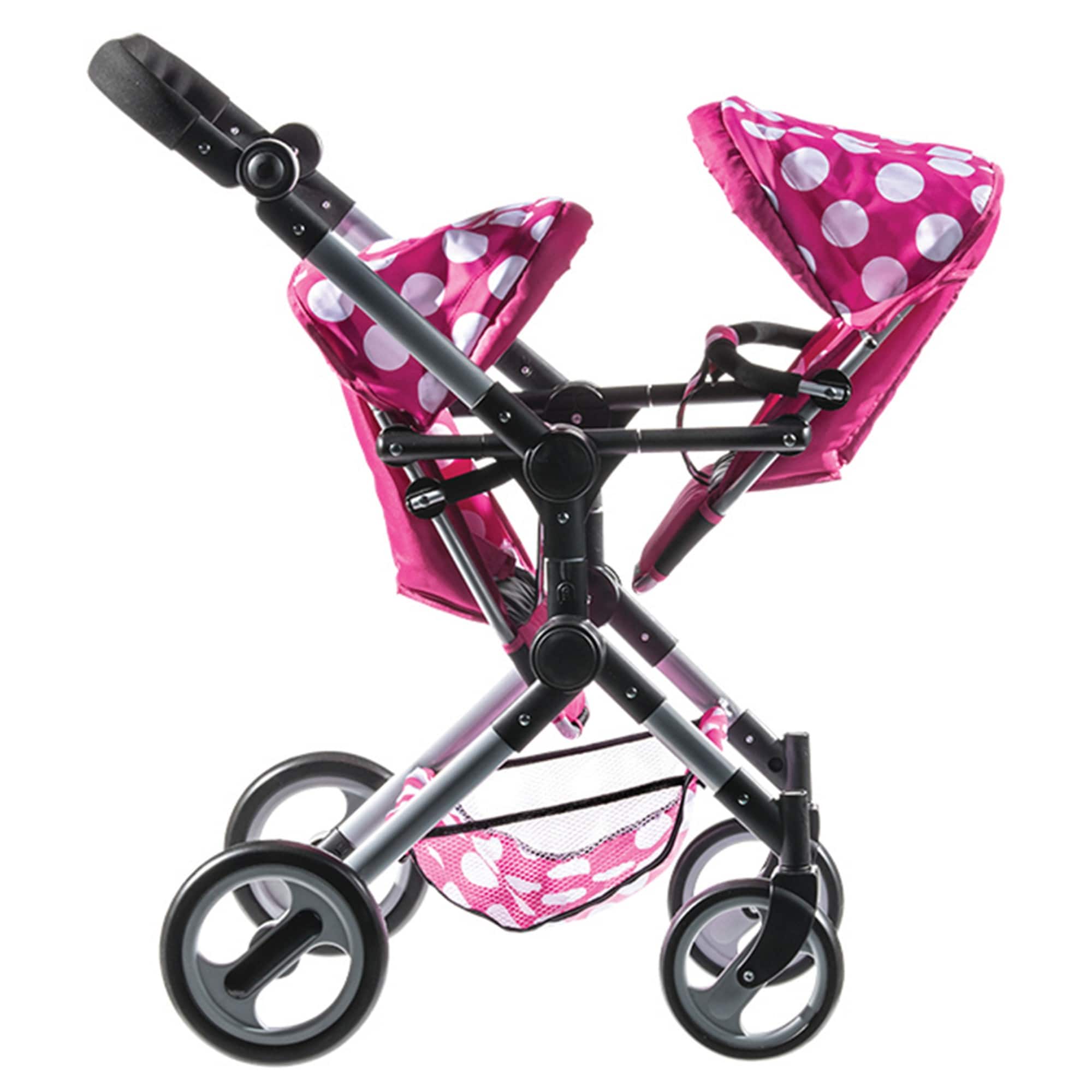 Lissi Dolls Modern Twin Baby Doll Stroller
