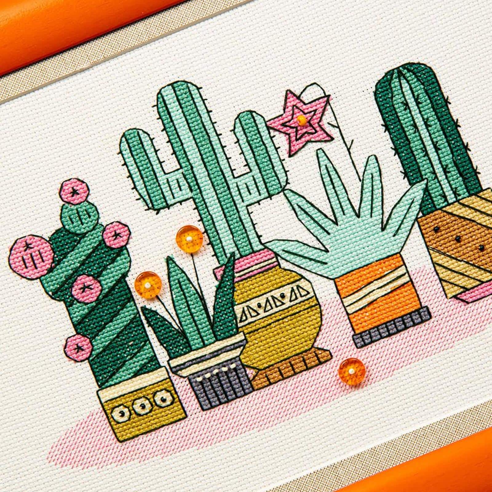 Crystal Art Counted Cross Stitch Kit Triptych Bright Mexico