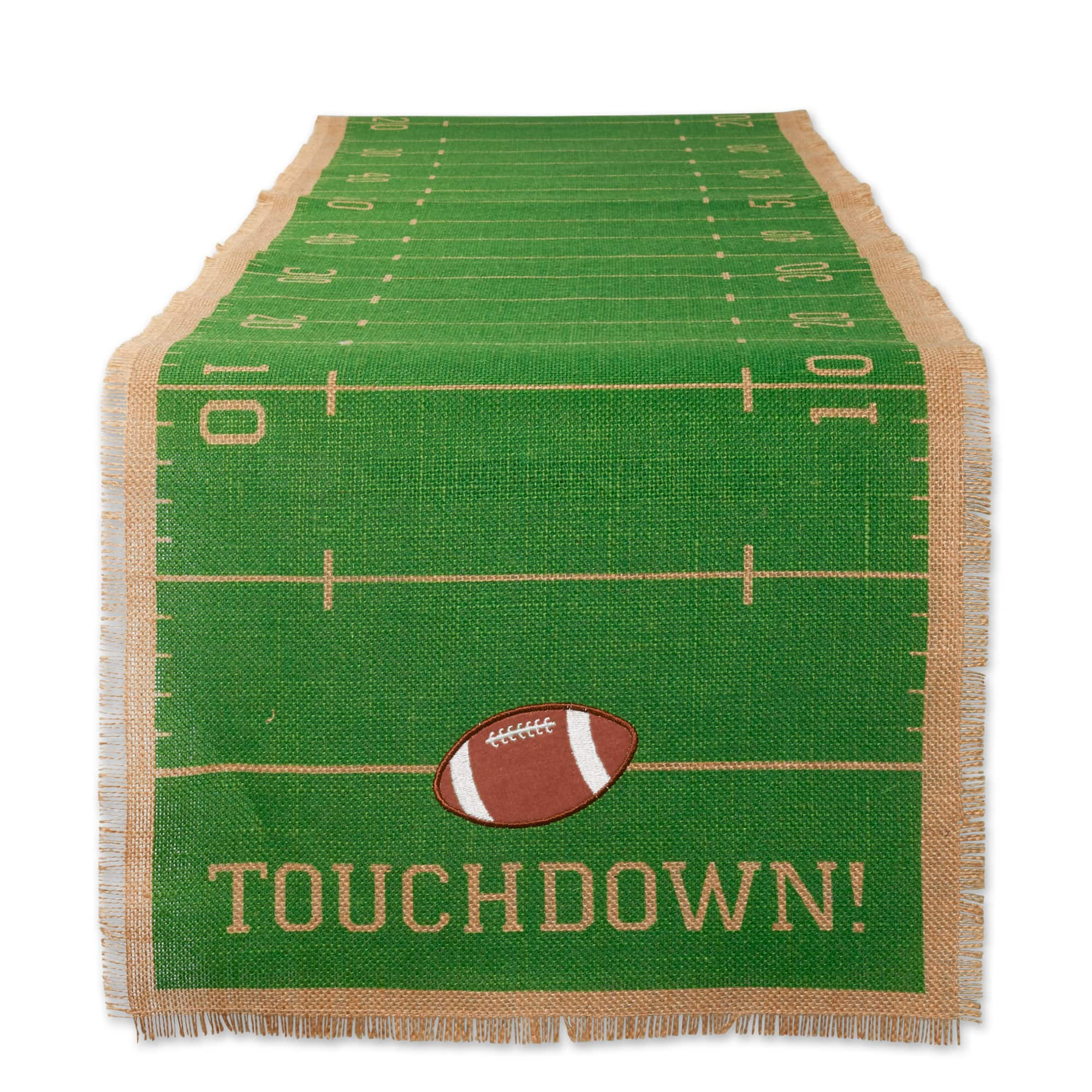 DII® Touchdown Print Jute Table Runner 14X74