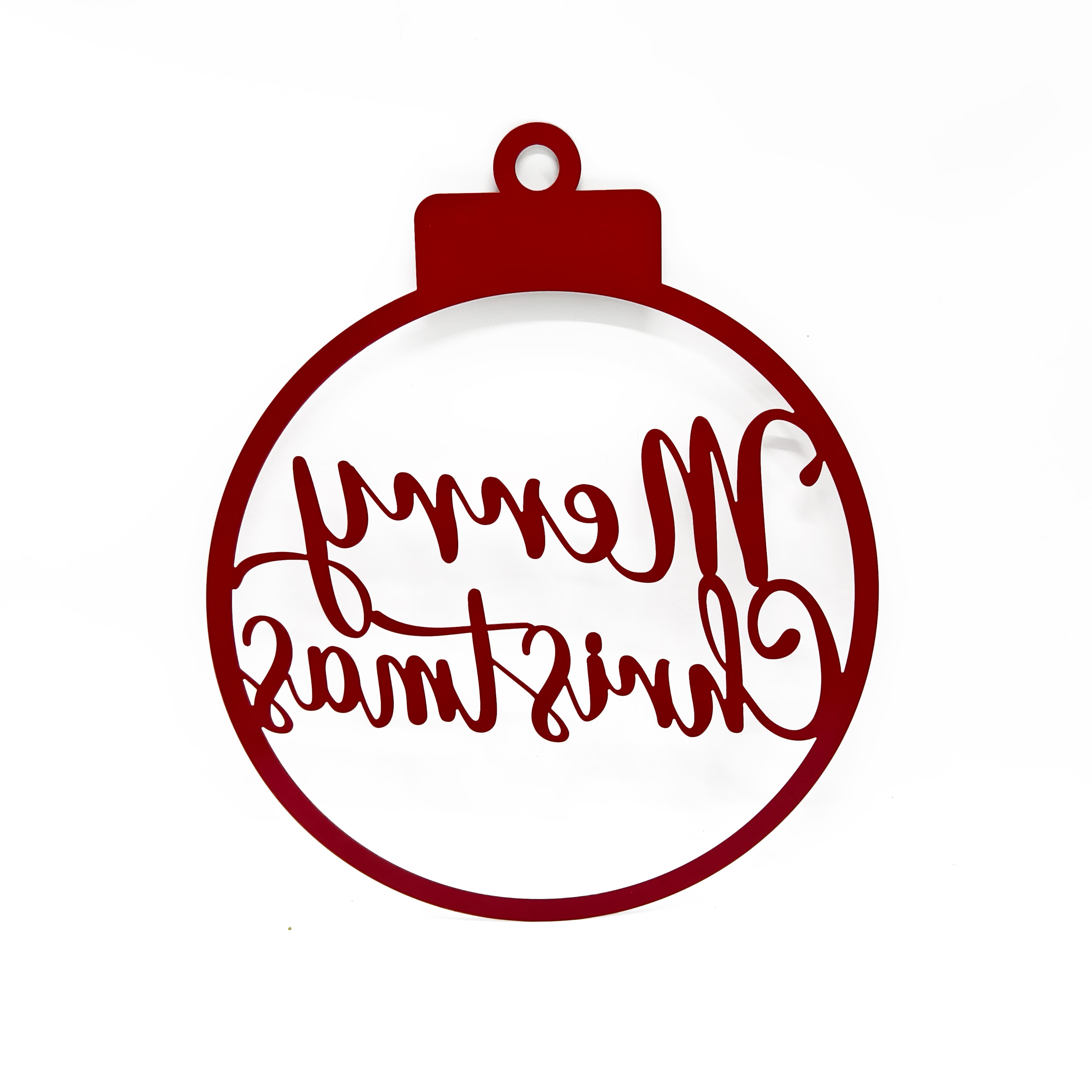 19&#x22; Red Merry Christmas Ornament Wall Sign by Ashland&#xAE;