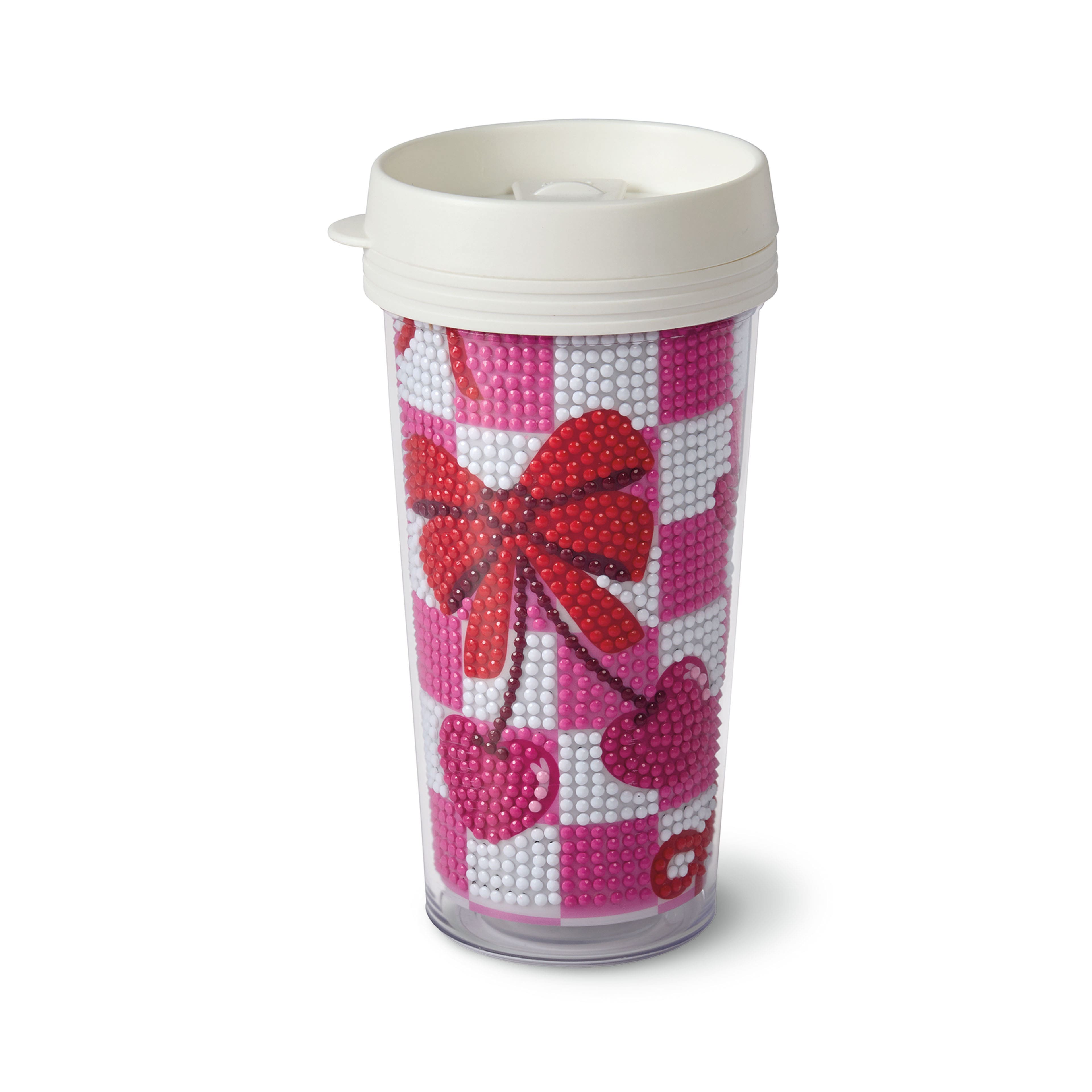 Valentine's Day Check Diamond Art Tumbler Kit by Ashland®