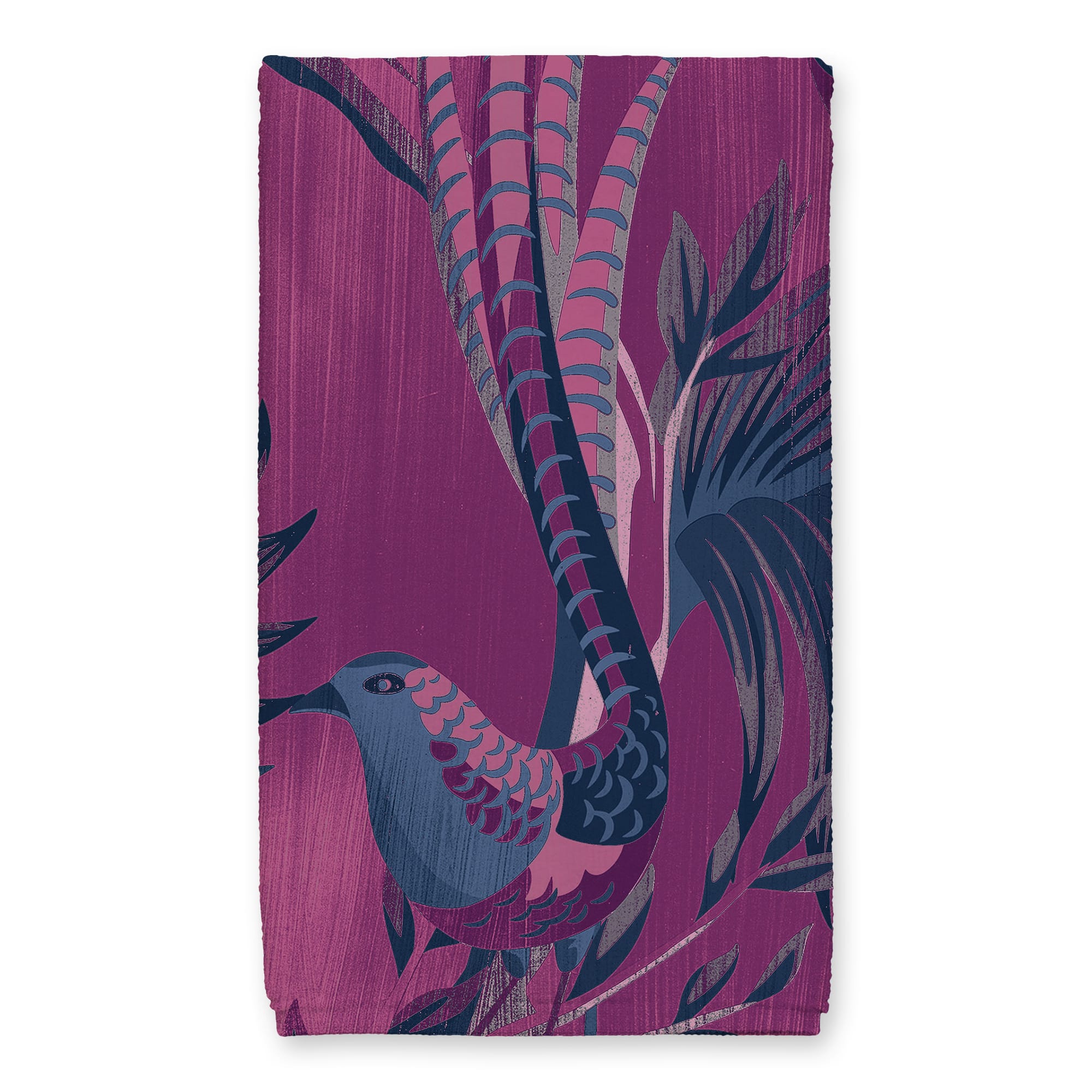 Welcome Peacock Tea Towel - Set of 2