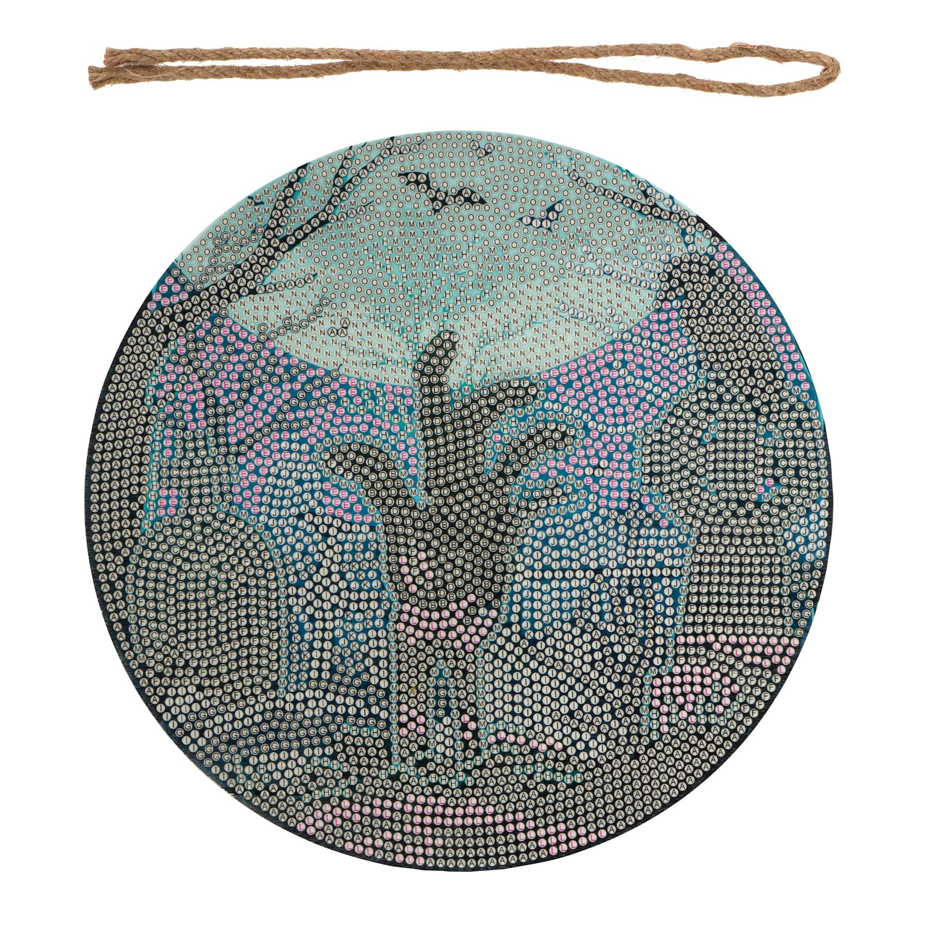 8&#x22; Graveyard Round Wood Plaque Diamond Art Kit by Make Market&#xAE;