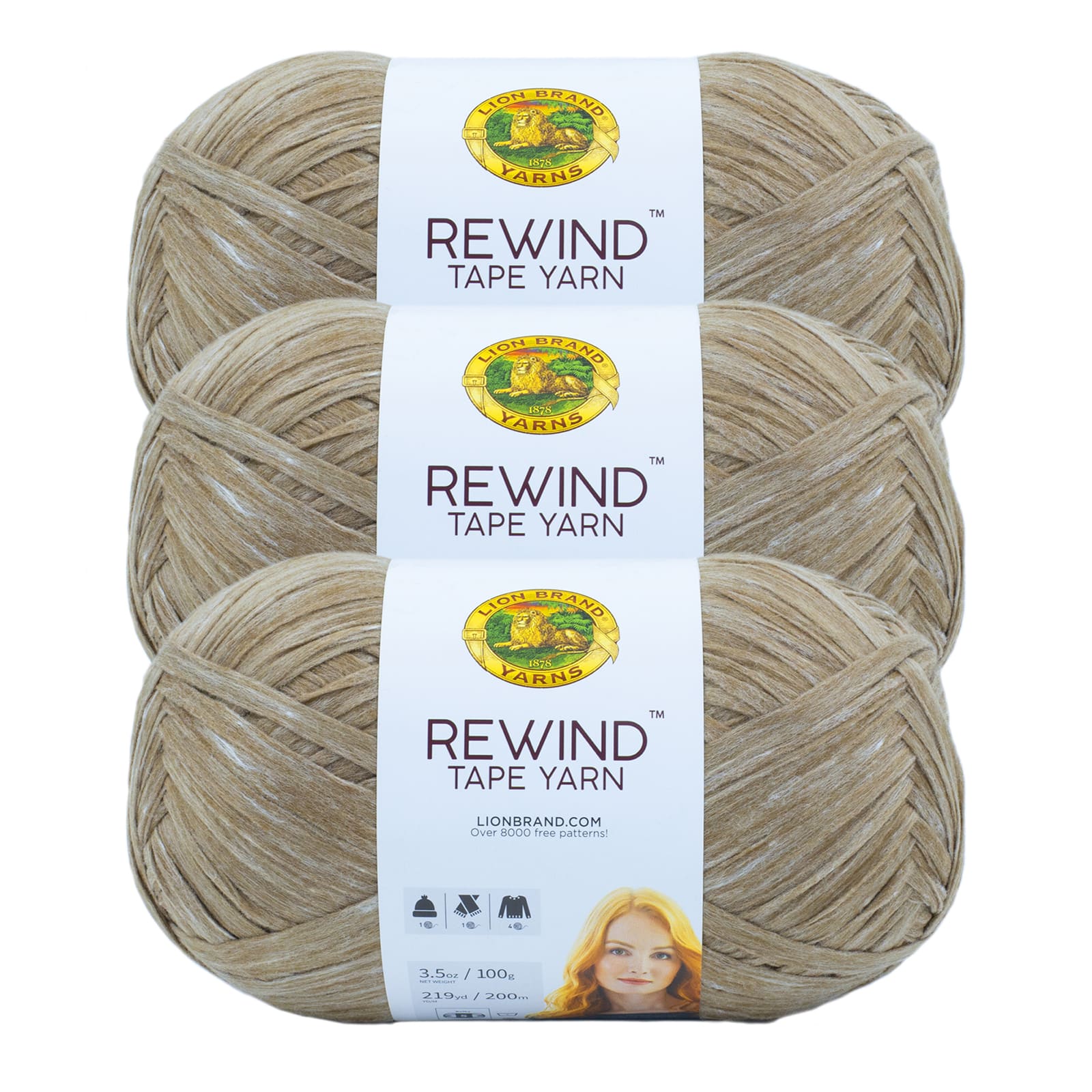 Lion Brand Yarn Pound of Love, Value Yarn, Large Yarn for Knitting and  Crocheting, Craft Yarn, Waterfall