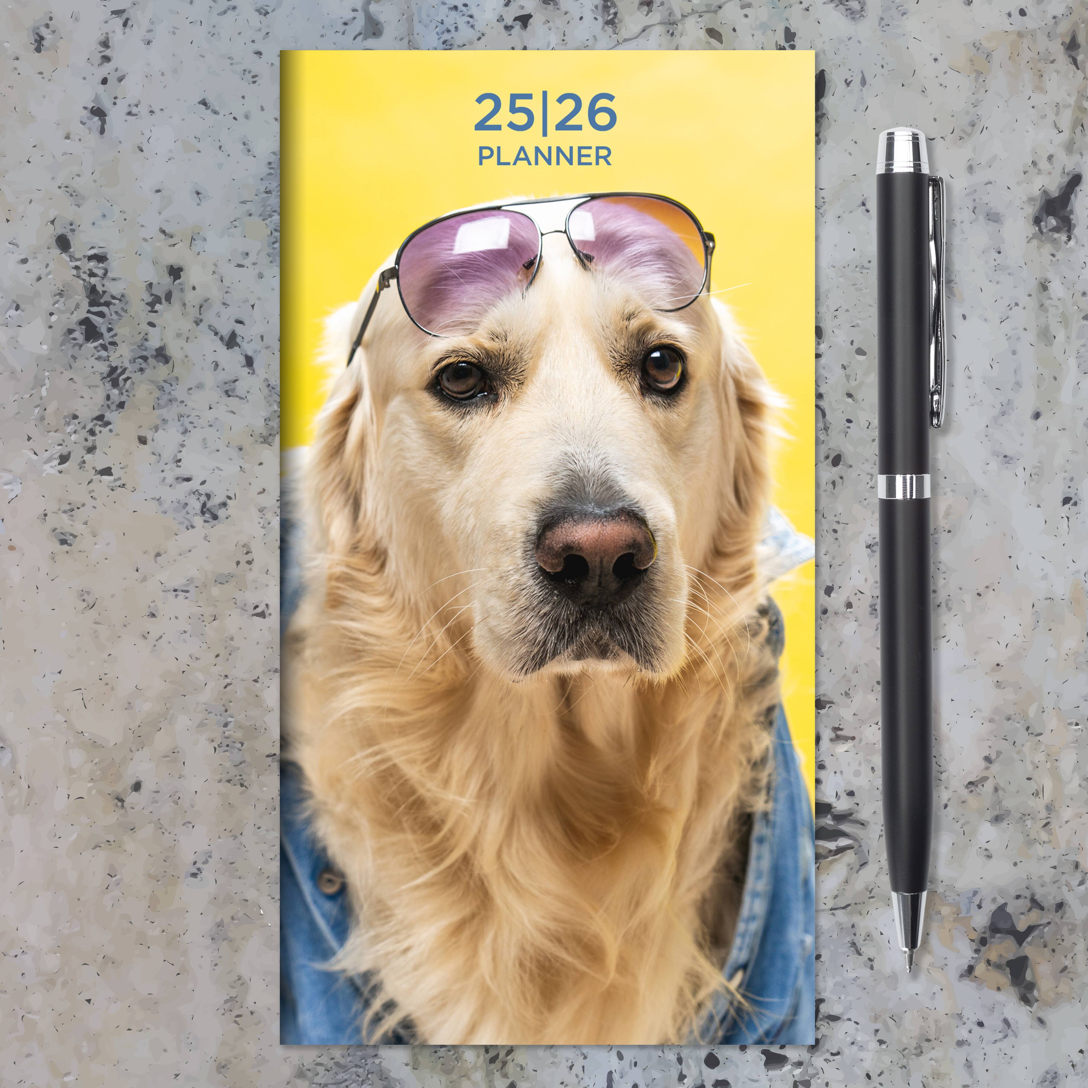 TF Publishing 2025-2026 Small Sup Dog Monthly Pocket Planner