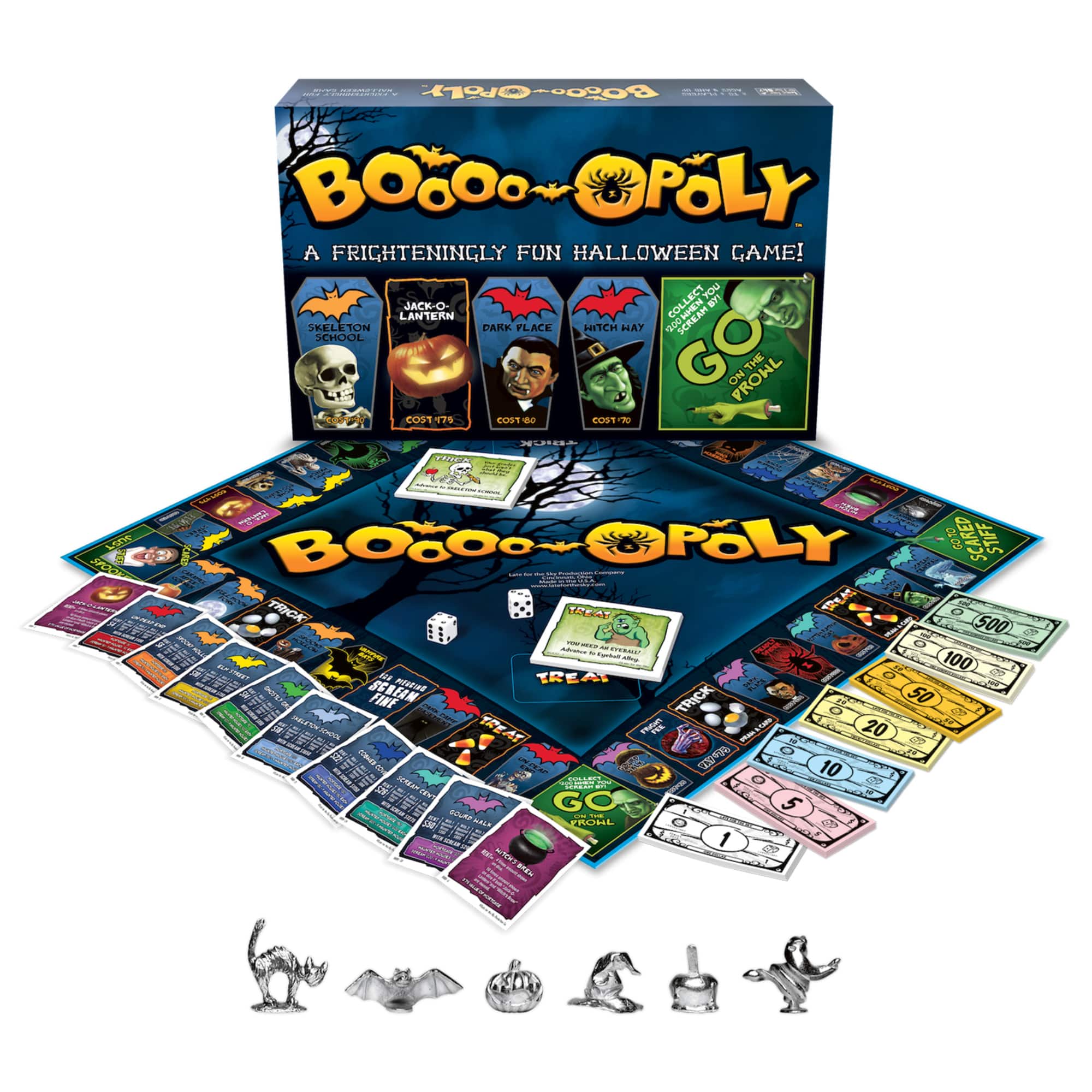 Late For The Sky BOO-Opoly&#x2122; Board Game