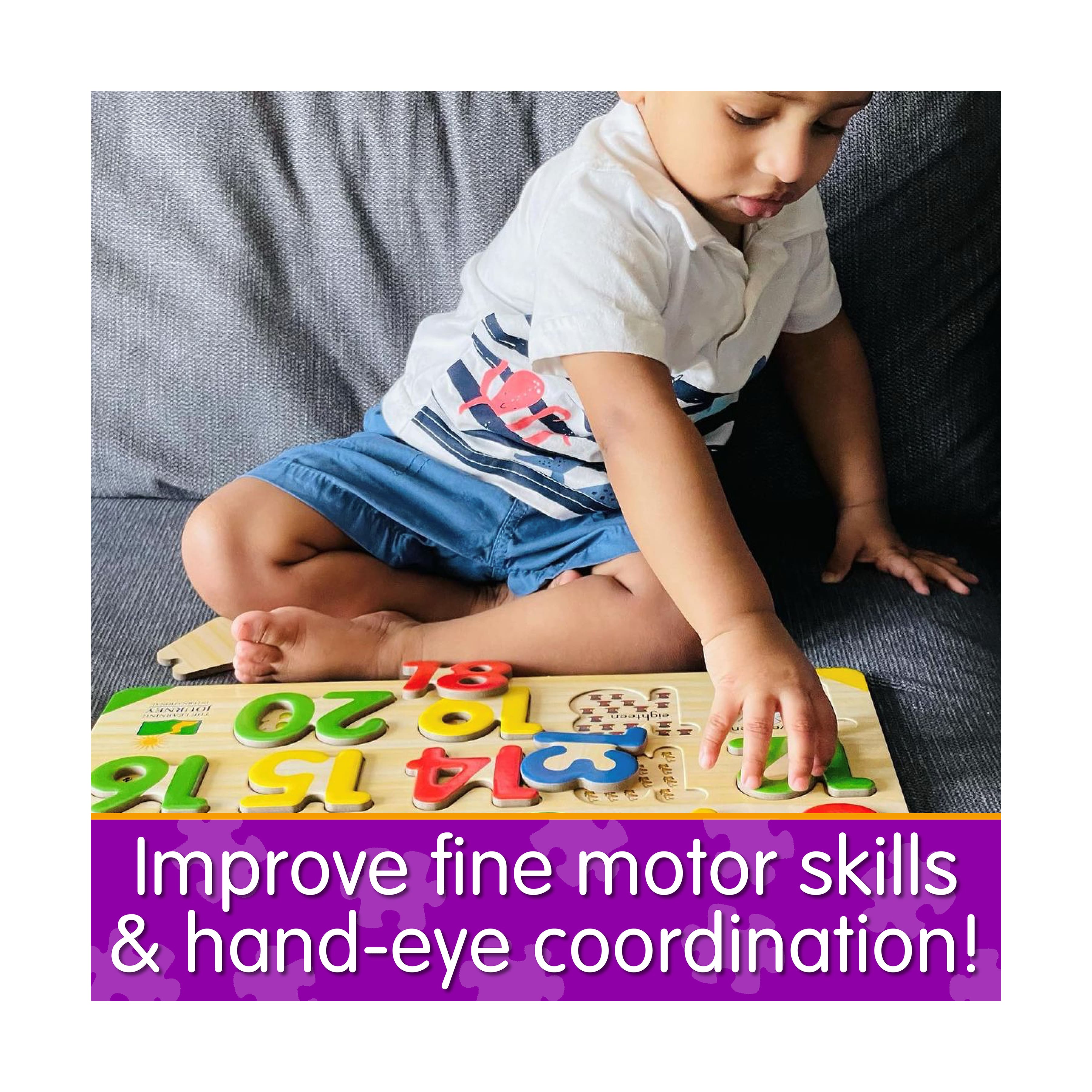 Lift &#x26; Learn Puzzle - 123: 21 Pcs
