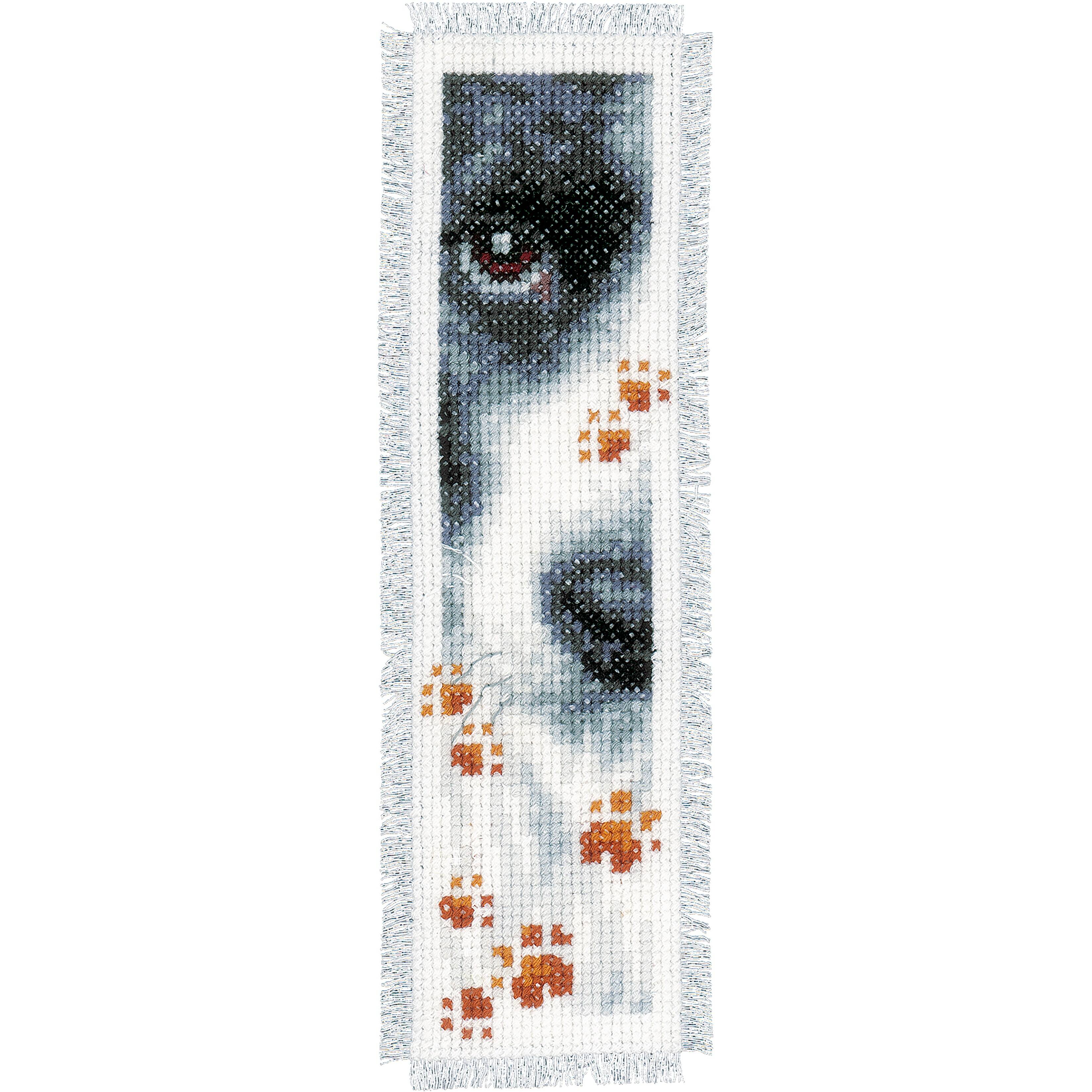Vervaco Dog & Cat Counted Cross Stitch Bookmark Kit