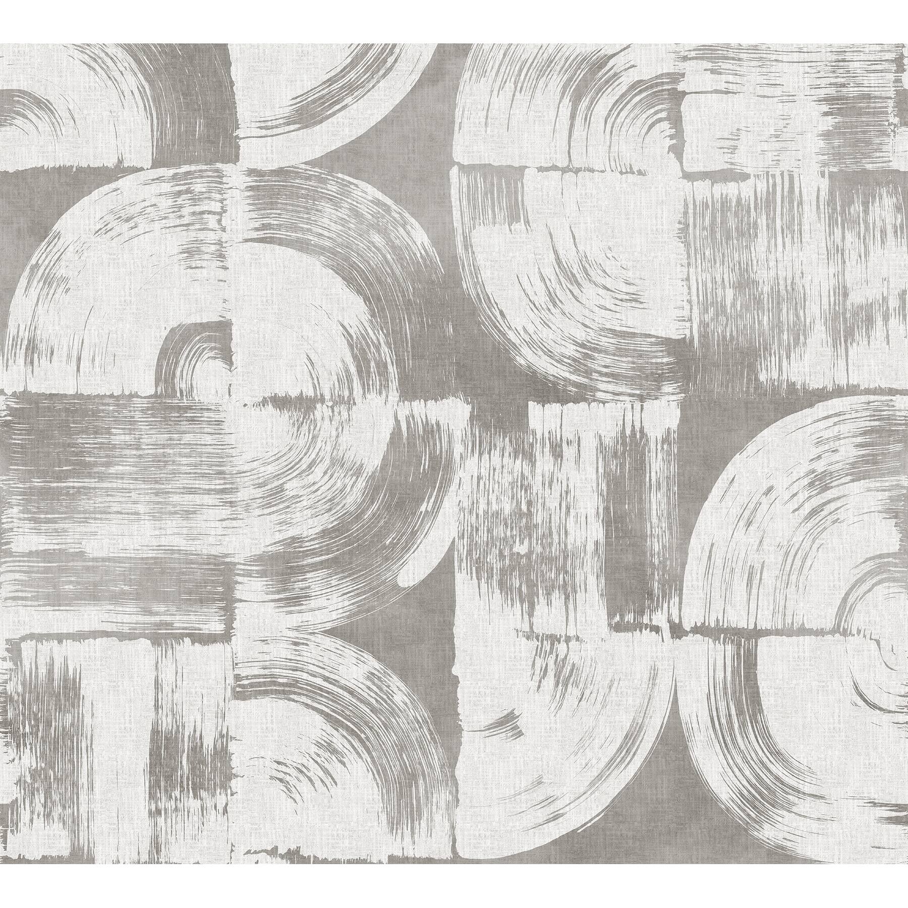 Katie Hunt Dove Gray Brushstrokes Wall Mural