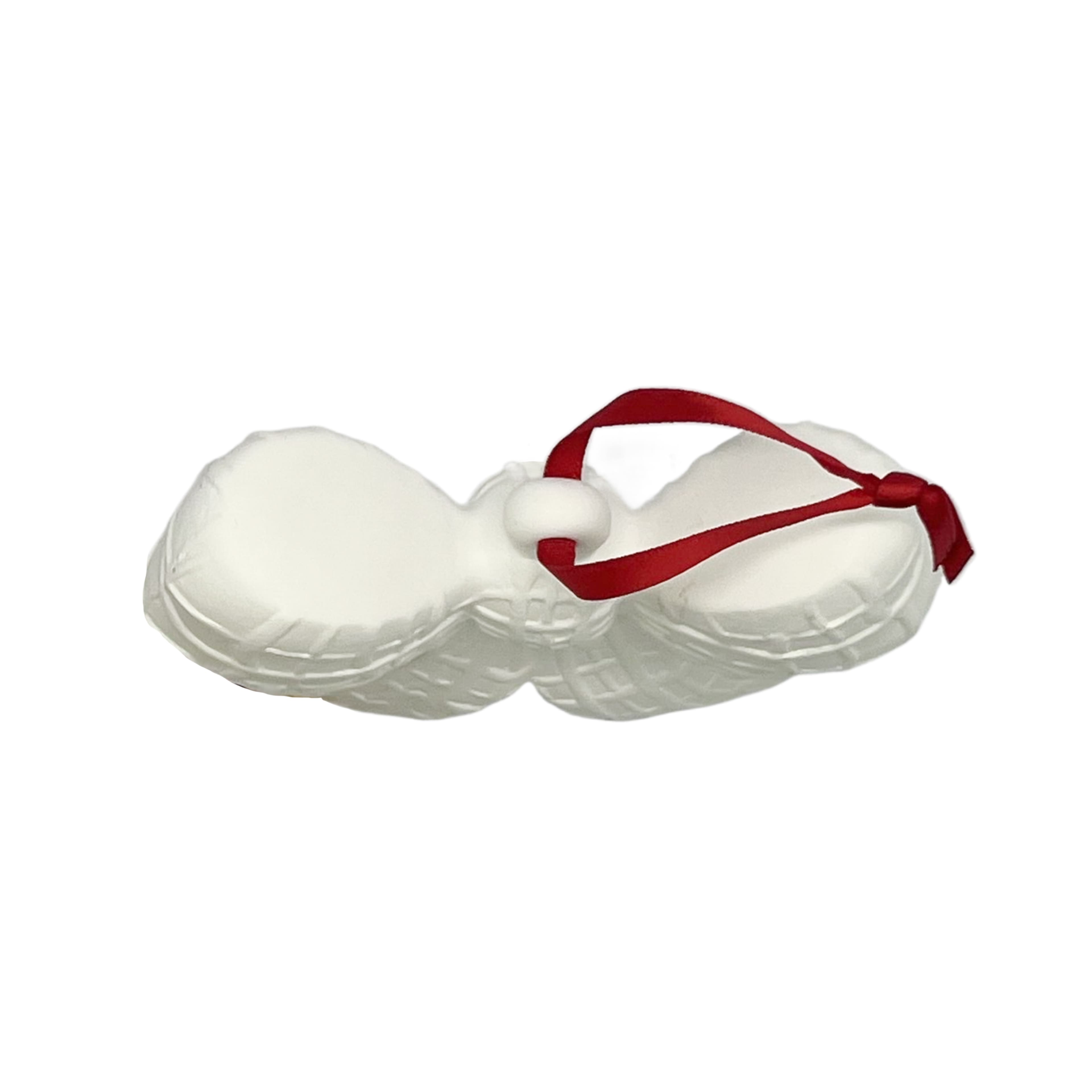 4.5&#x22; DIY Ceramic 3D Bow Ornament by Make Market&#xAE;