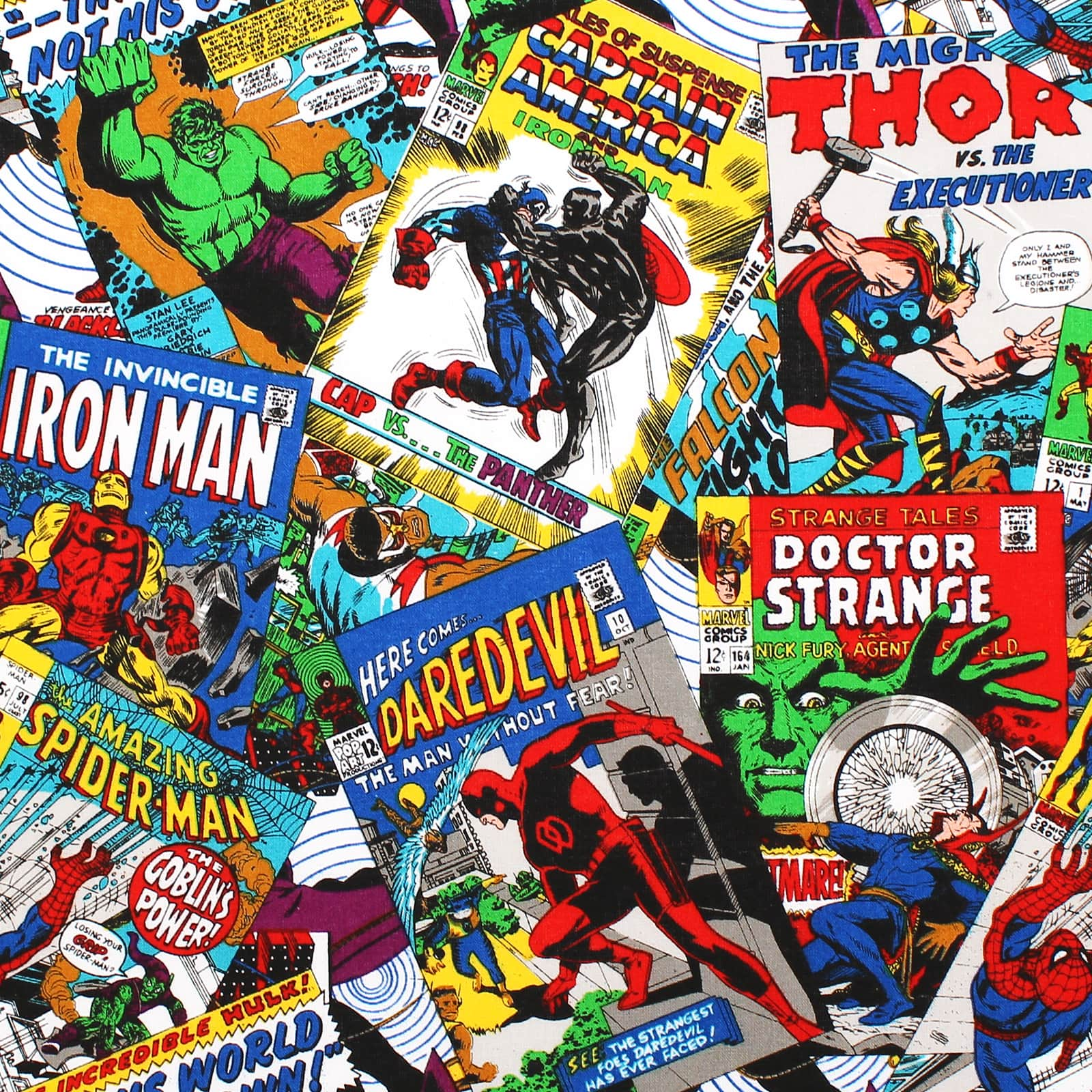 Marvel Multicolor Comic Book Compilation Cotton Fabric | Marvel | Michaels