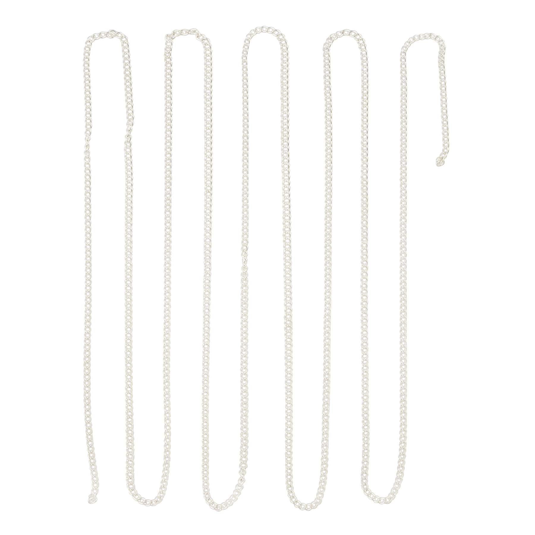 12 Pack: 72" Curb Necklace Chain by Bead Landing™