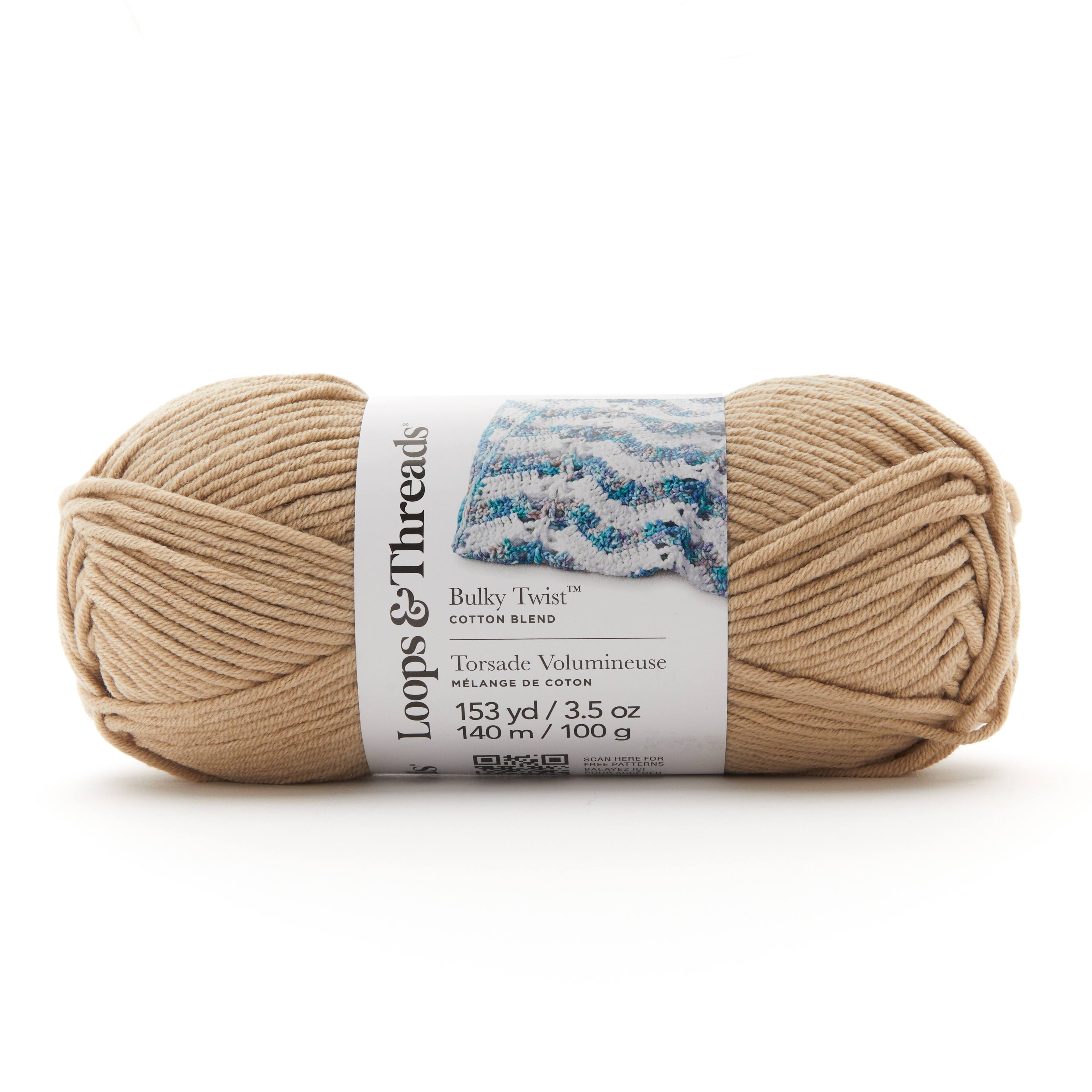 Bulky Twist™ Solid Yarn by Loops & Threads®