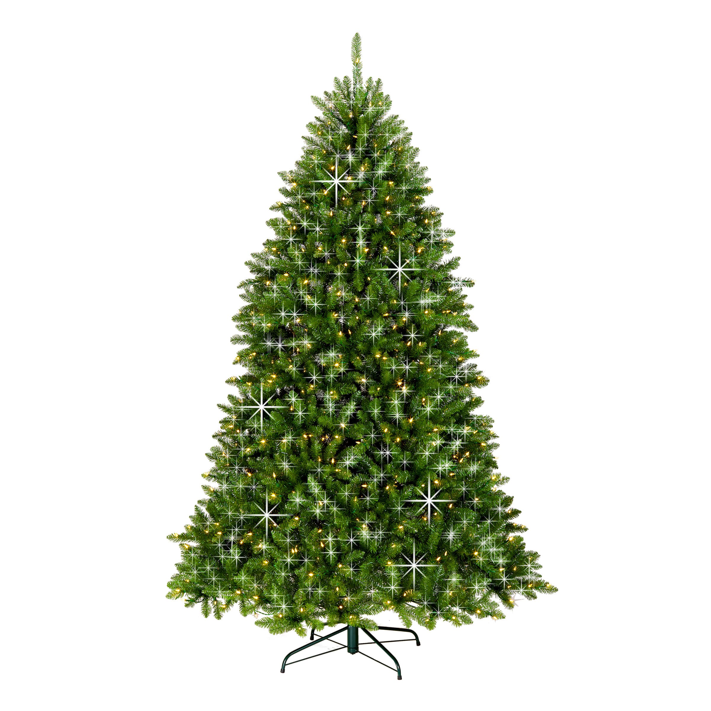 7.5ft. Pre-Lit Dunhill Fir&#xAE; Shimmer Artificial Christmas Tree, Clear Lights