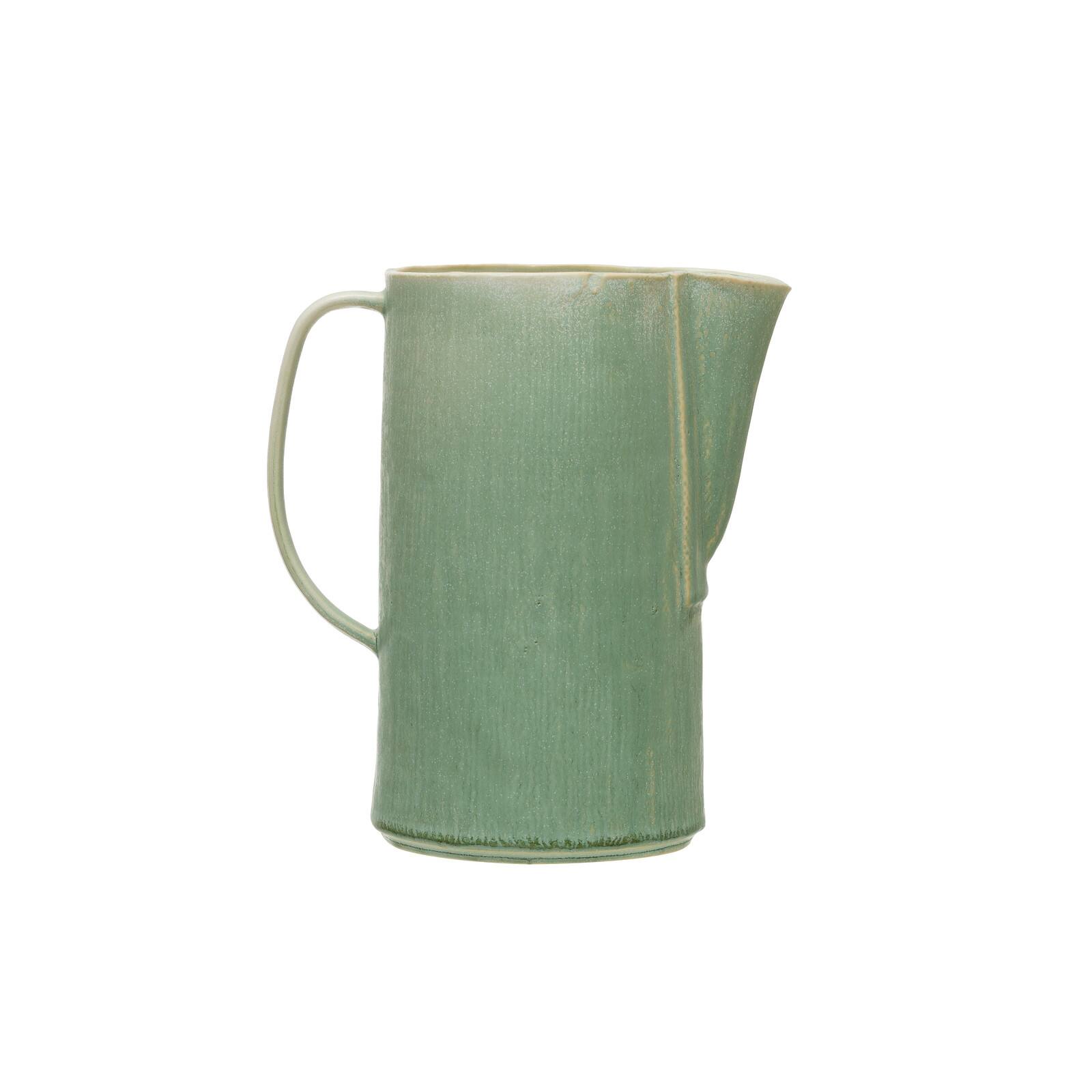 Hello Honey® 8" Celadon Stoneware Pitcher