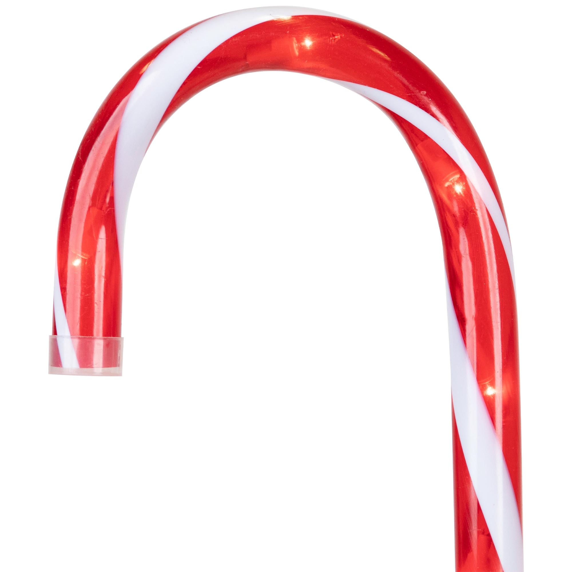 Candy Cane 8 Function Christmas Outdoor Pathway Markers - Set of 8