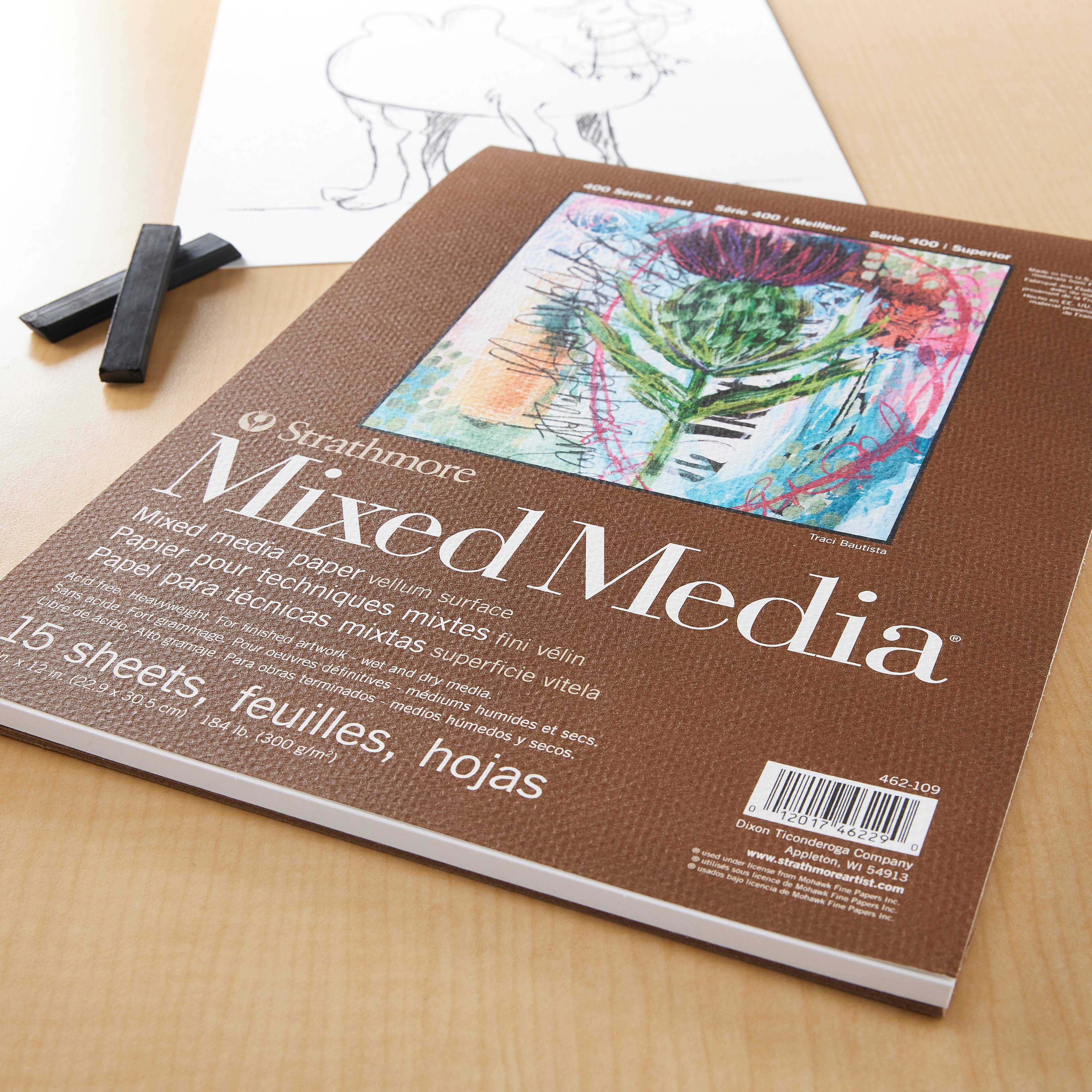 12 Pack: Strathmore® 400 Series Mixed Media Paper Pad