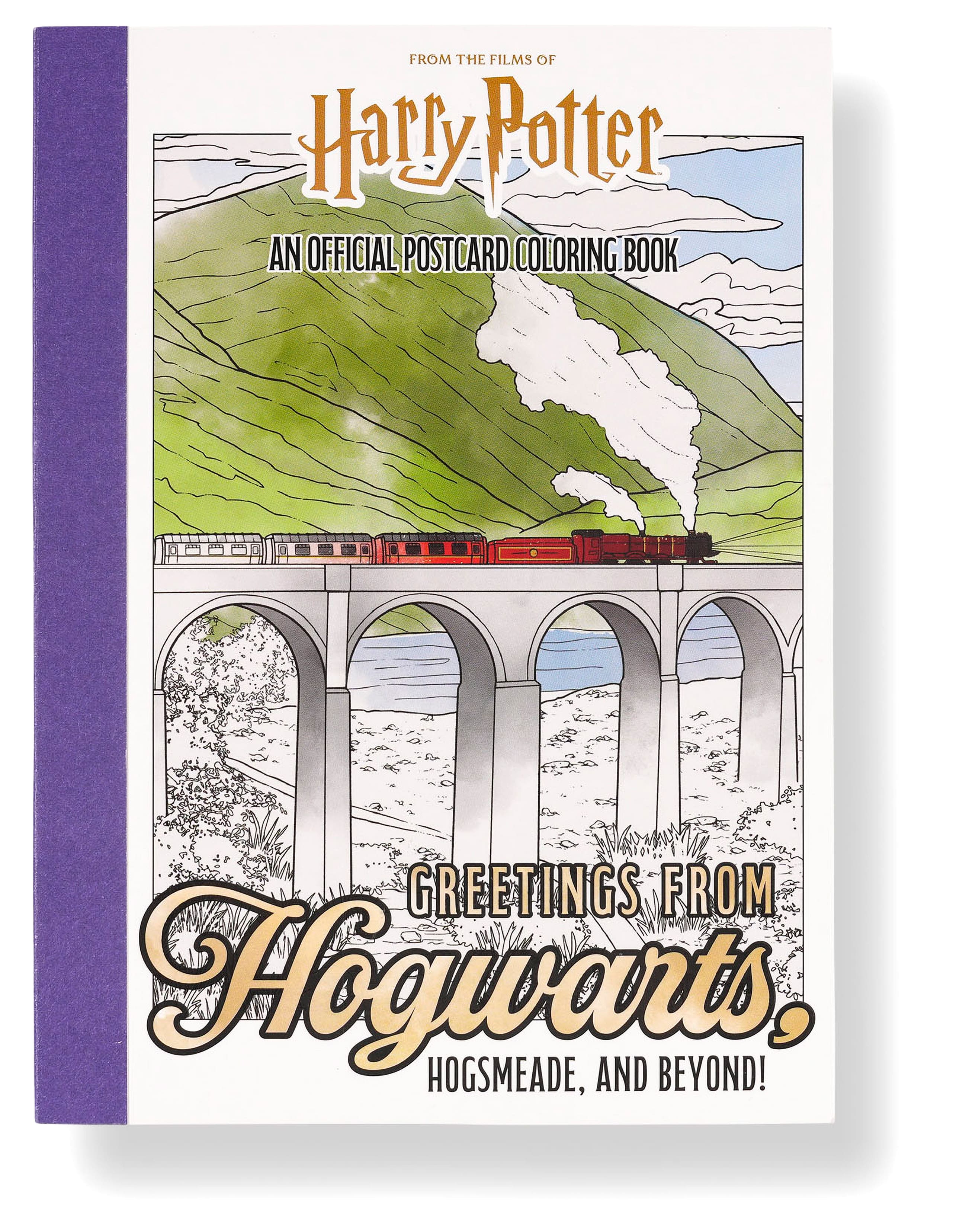 Harry Potter™ Greetings From Hogwarts™, Hogsmeade and Beyond! Postcard Coloring Book
