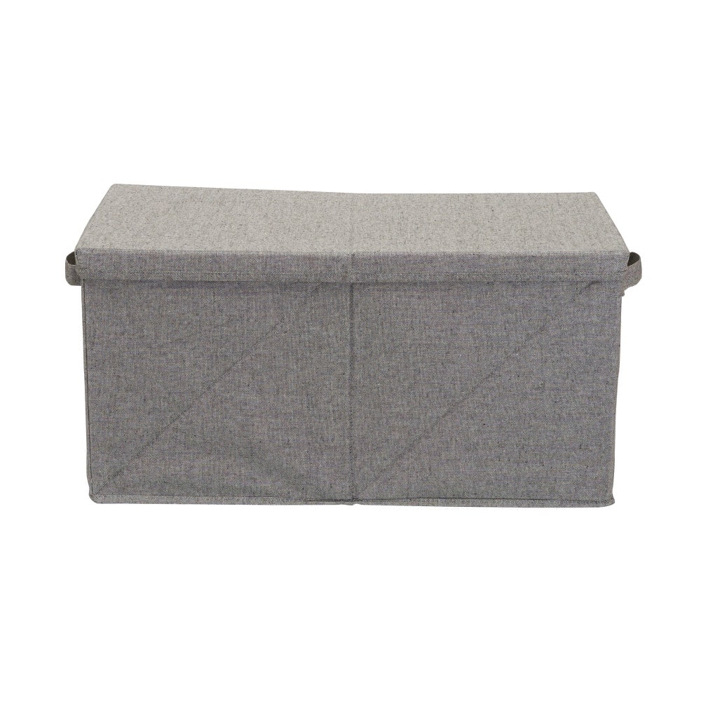 Household Essentials Fabric Storage Bin with Lid (Jumbo)