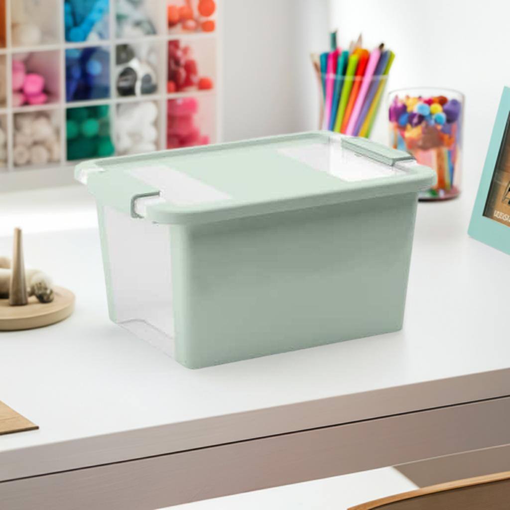 Curver® Versa Plastic Hinged Lid Storage Box