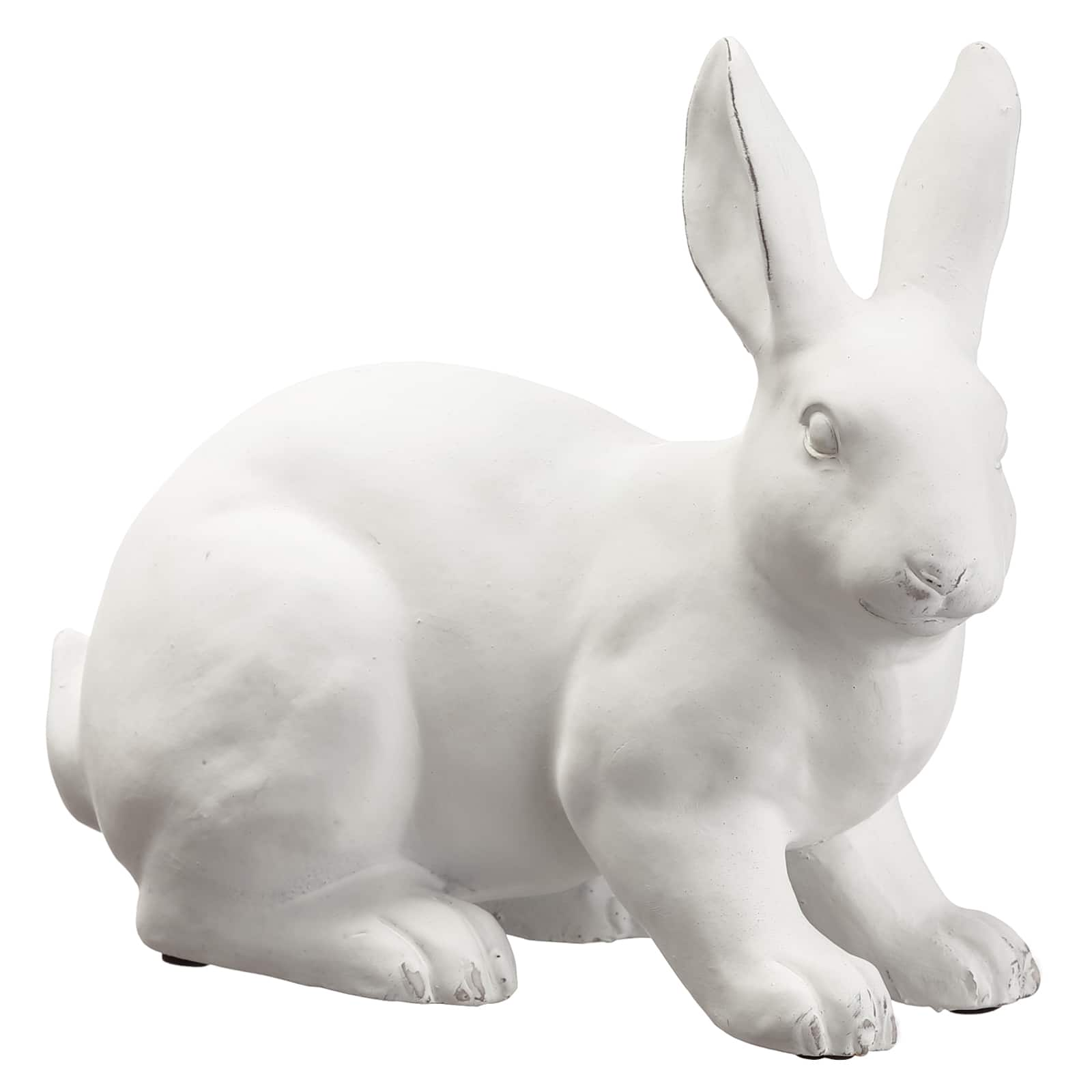 10&#x22; White Bunny