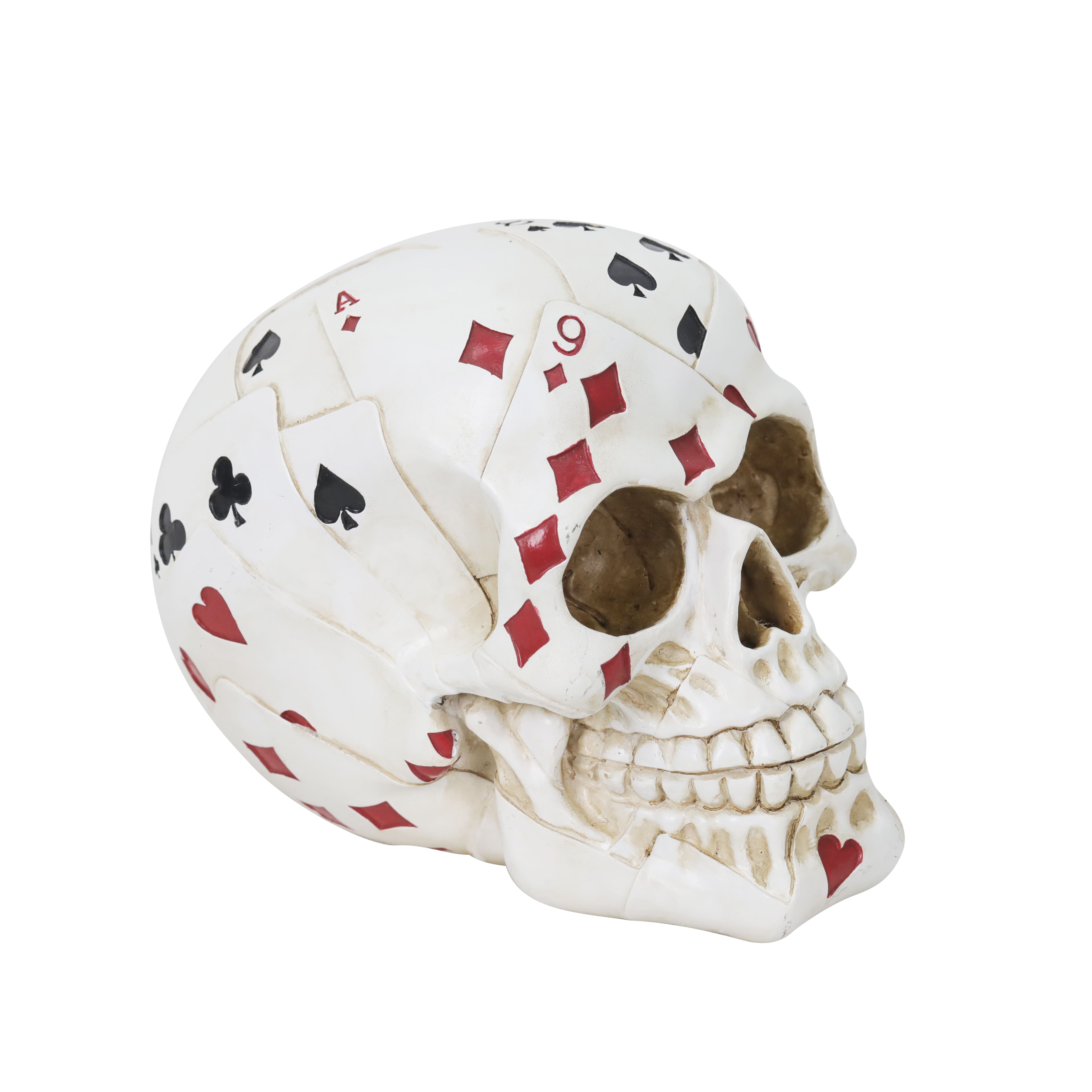 5.5&#x22; Deck of Cards Skull Tabletop D&#xE9;cor by Ashland&#xAE;