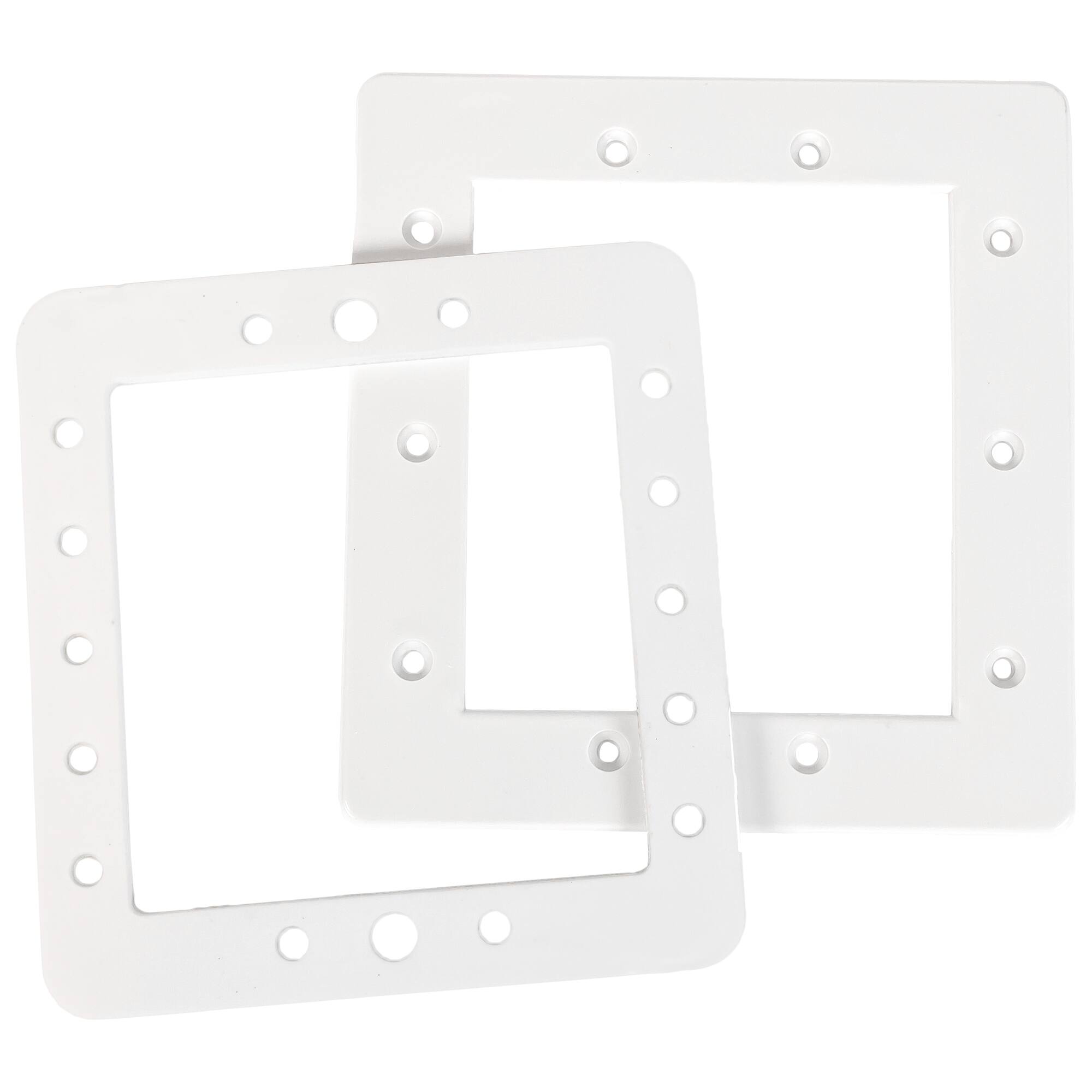 Swim Central 8.25" White Hydrotools Swimming Pool Skimmer Face Plate & Butterfly Gasket