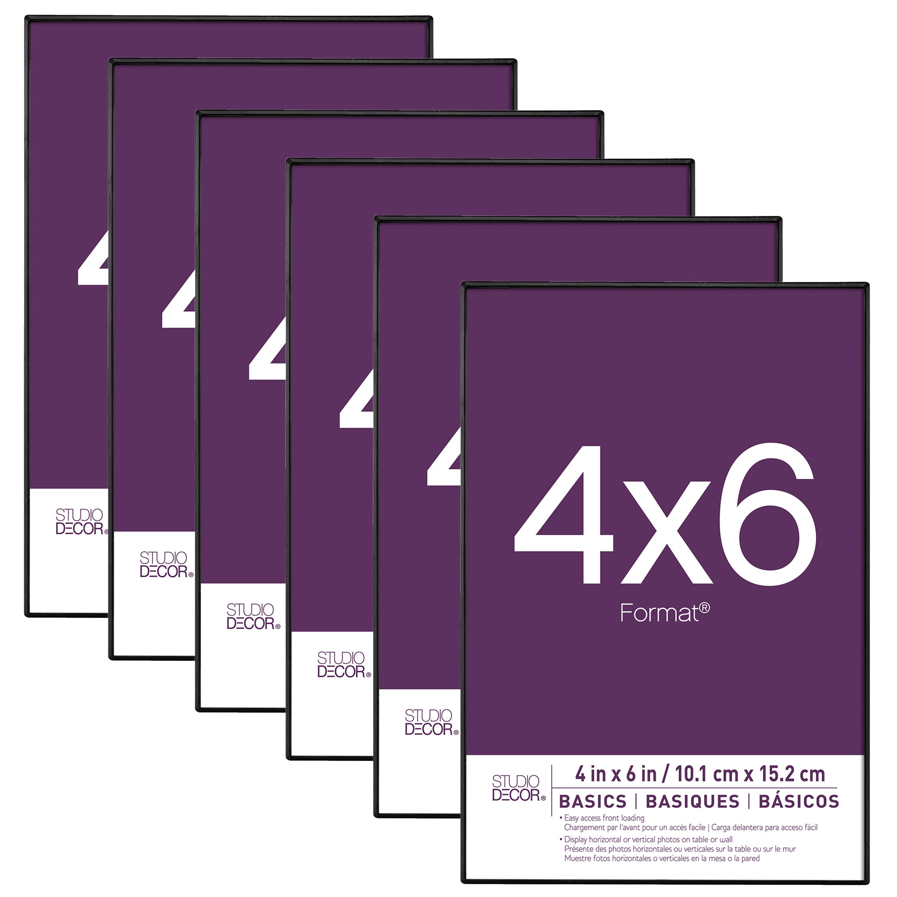 6 Pack: Black Frame, Basics by Studio Décor®