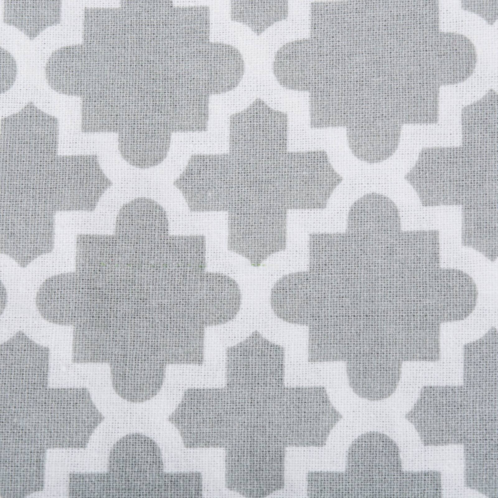 Gray Lattice Tablecloth 60" x 104"
