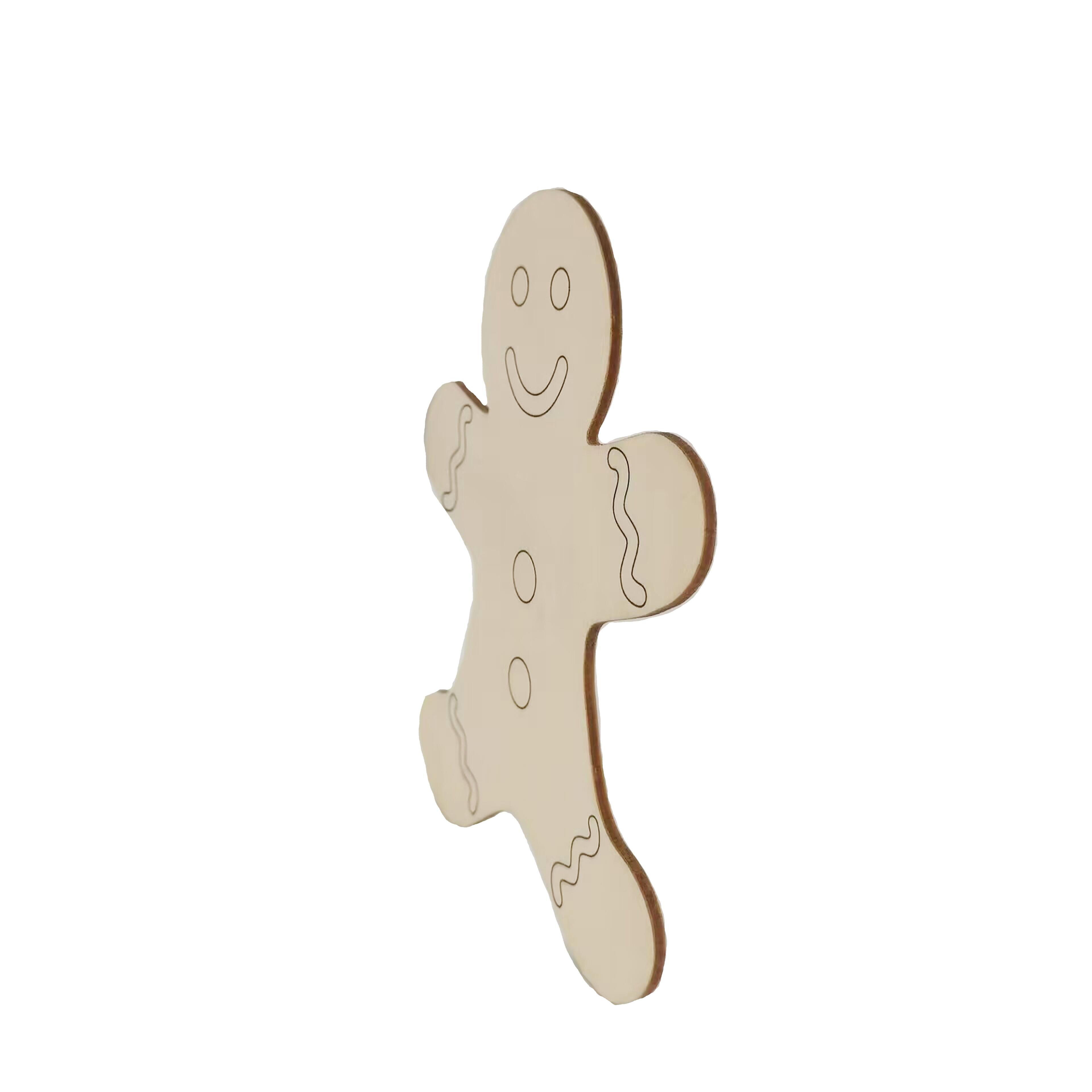 6&#x22; Wood Gingerbread Men, 6ct. by Creatology&#x2122;