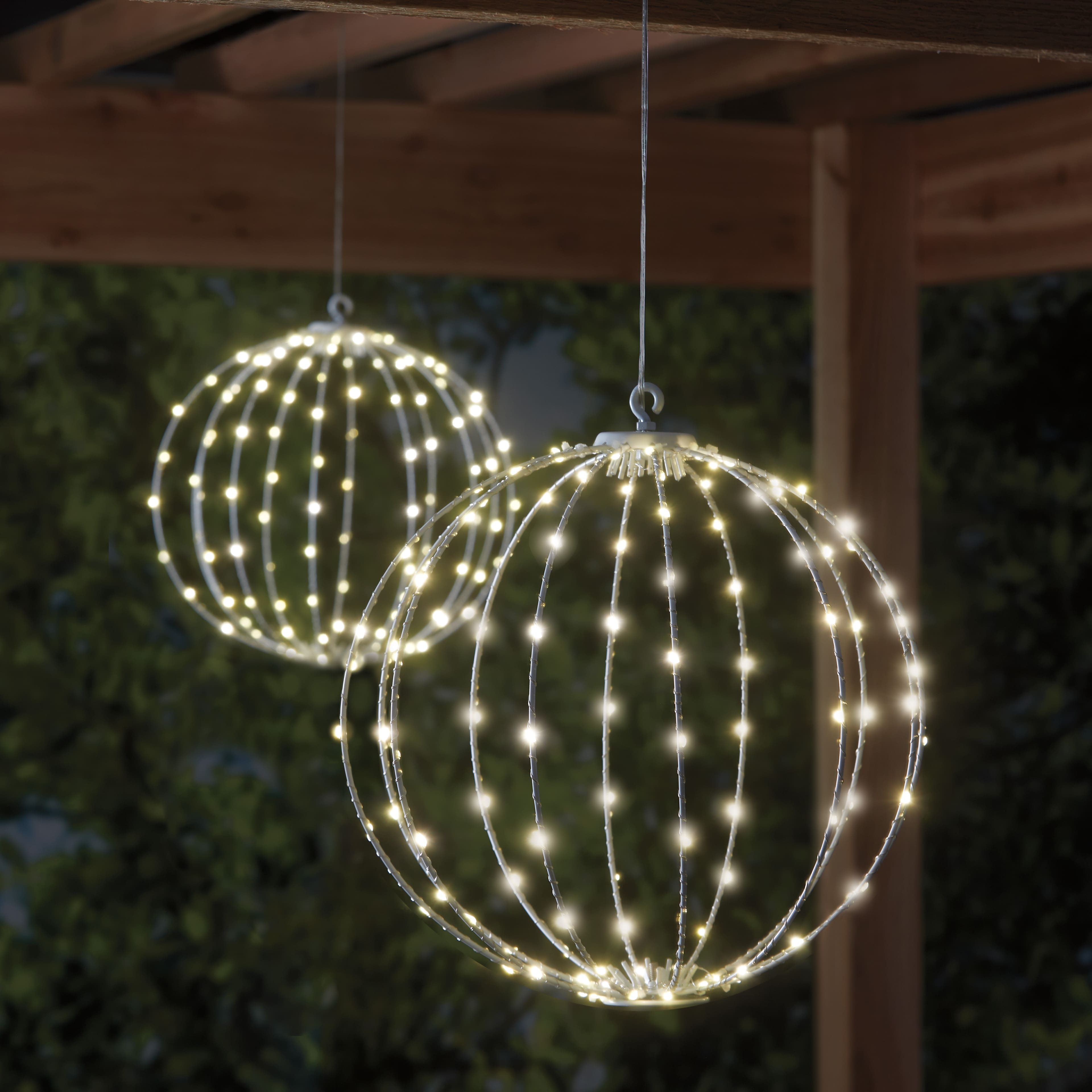 10&#x22; Warm White LED Hanging Sphere by Ashland&#xAE;