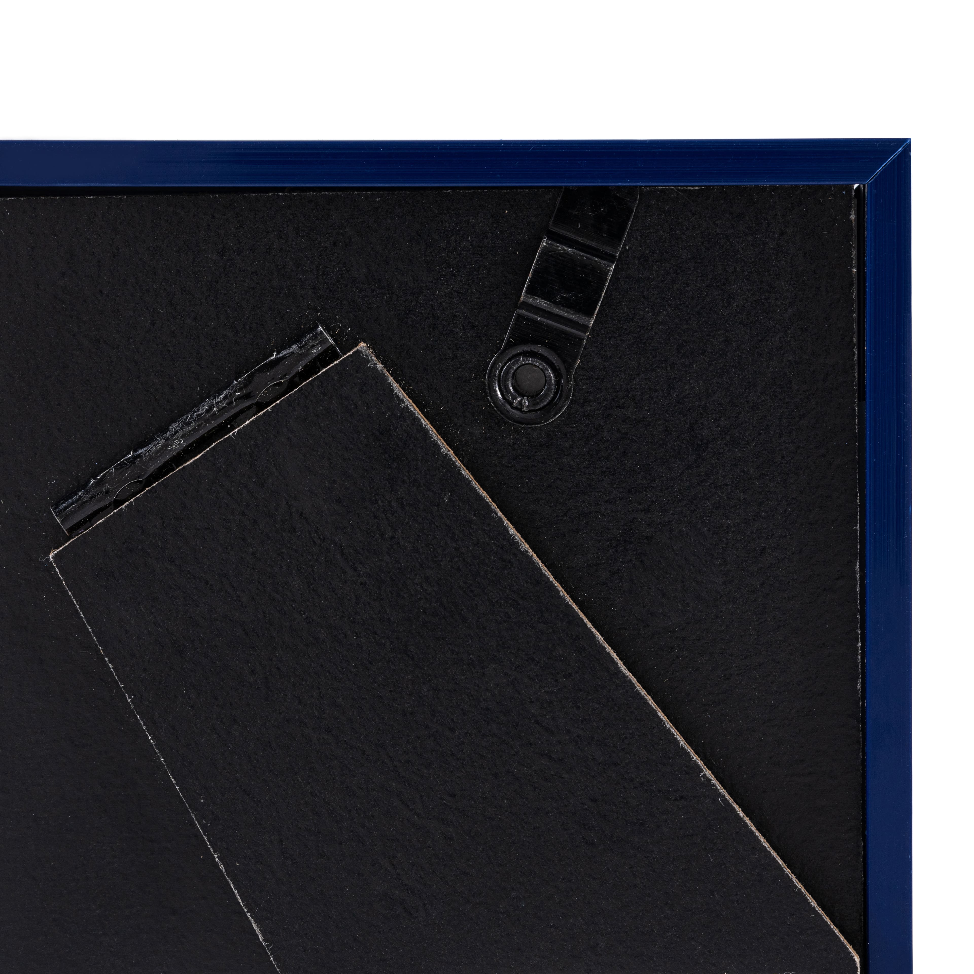 24 Pack: Mini Dark Blue Frame with Mat by Studio Décor®