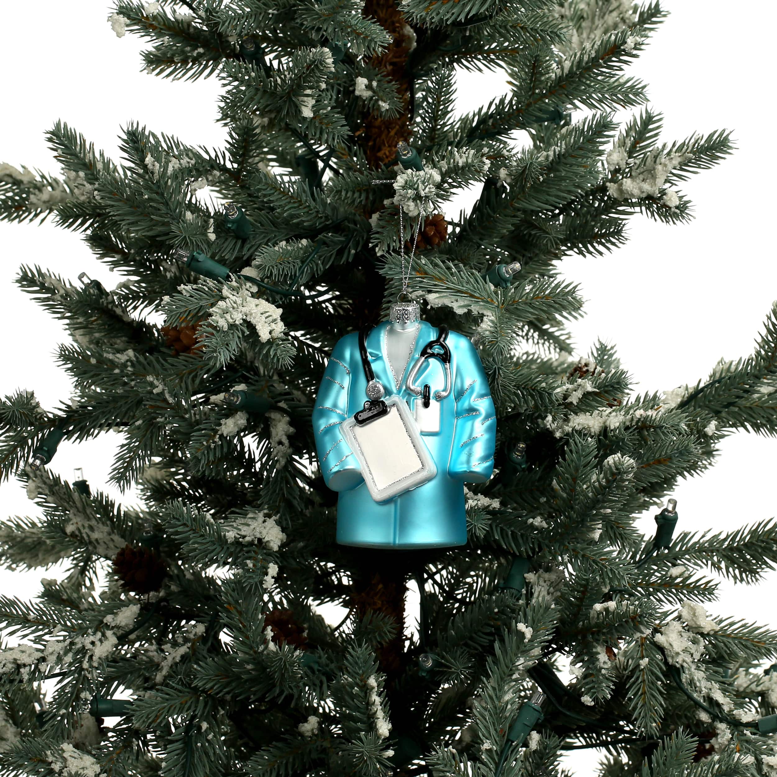 Assorted Medical Coat &#x26; Tools Glass Ornament, 1pc. by Ashland&#xAE;