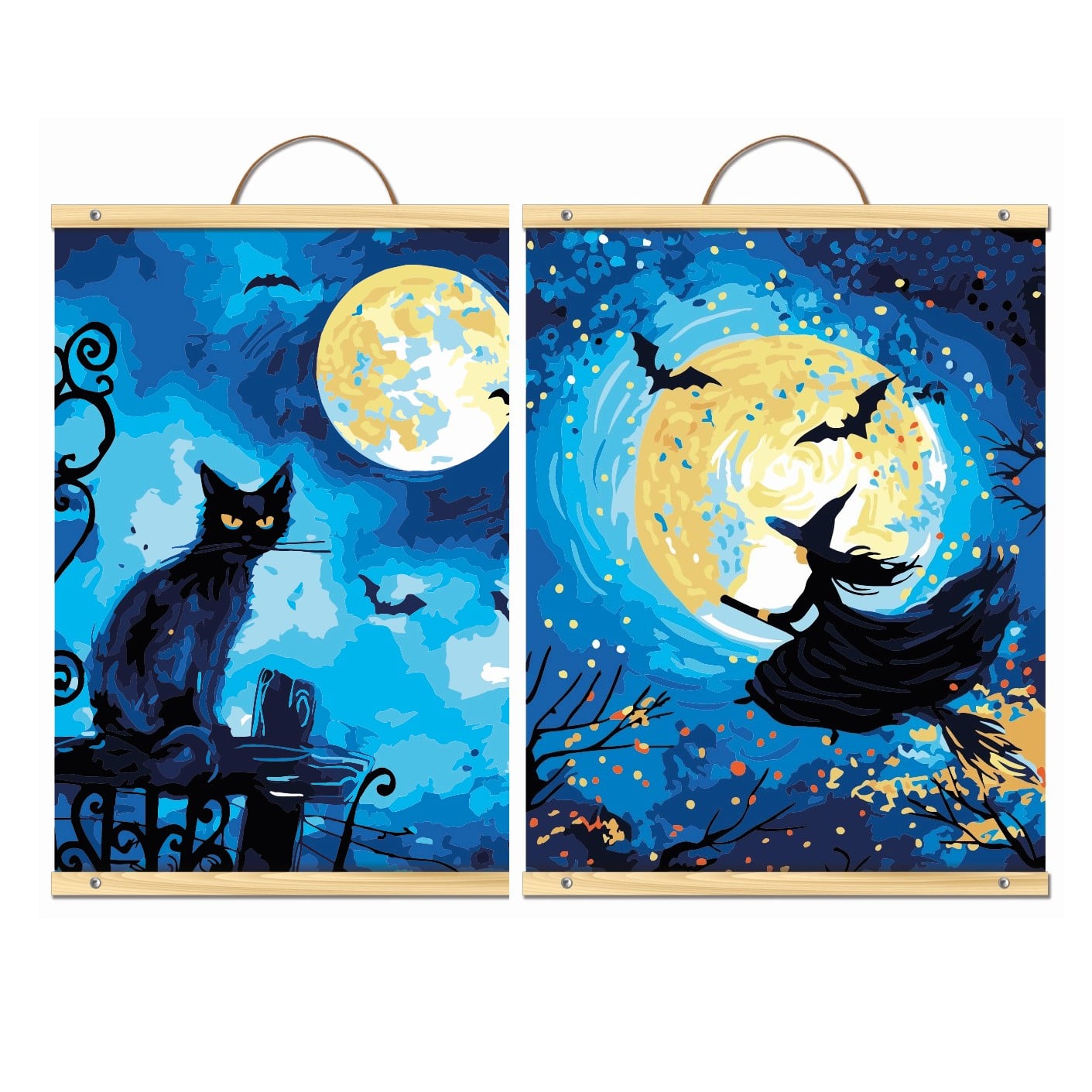8" x 10" Cat & Witch Paint-by-Number Kit by Artist's Loft®