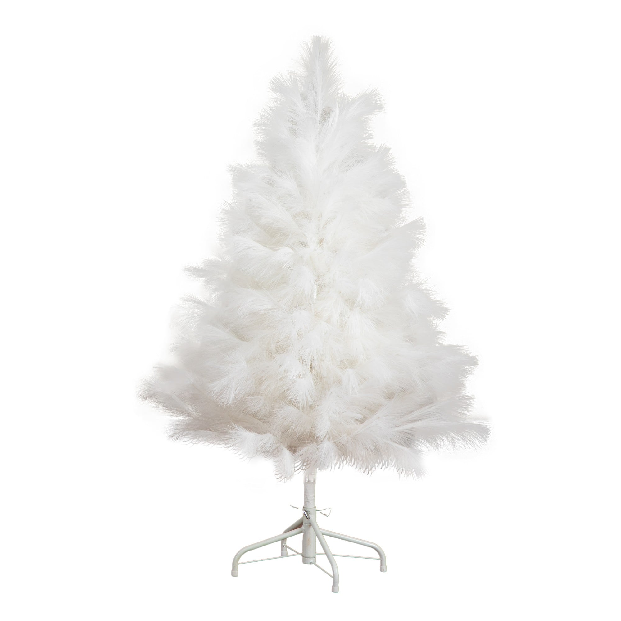 4ft. Unlit White Pampas Plumes Artificial Christmas Tree
