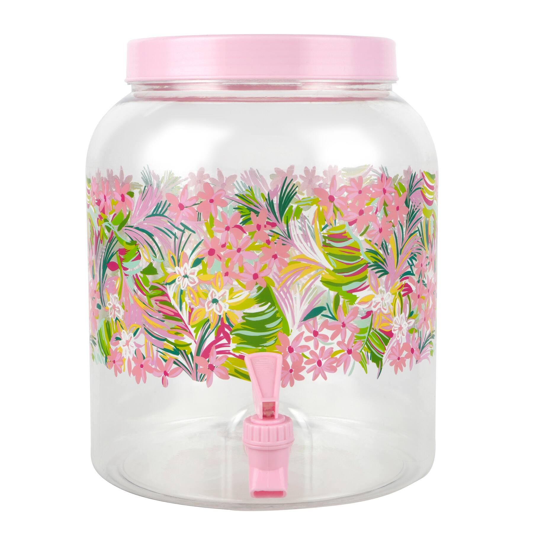 2gal. Pink Flower Drink Dispenser by Ashland®