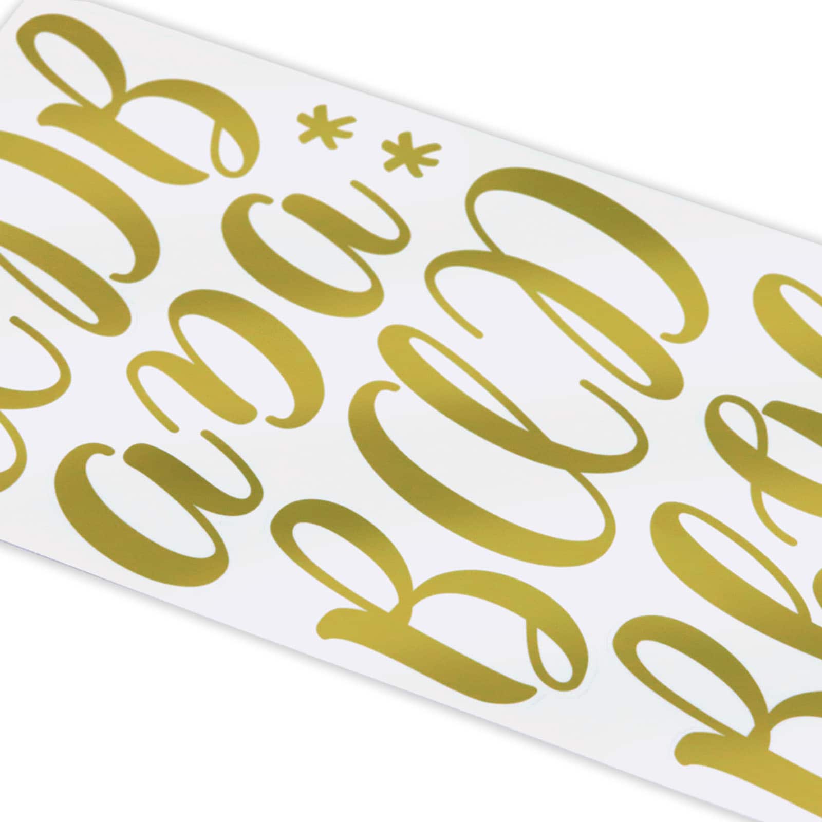 12 Pack: Gold Hand Letter Alphabet Stickers by Recollections™