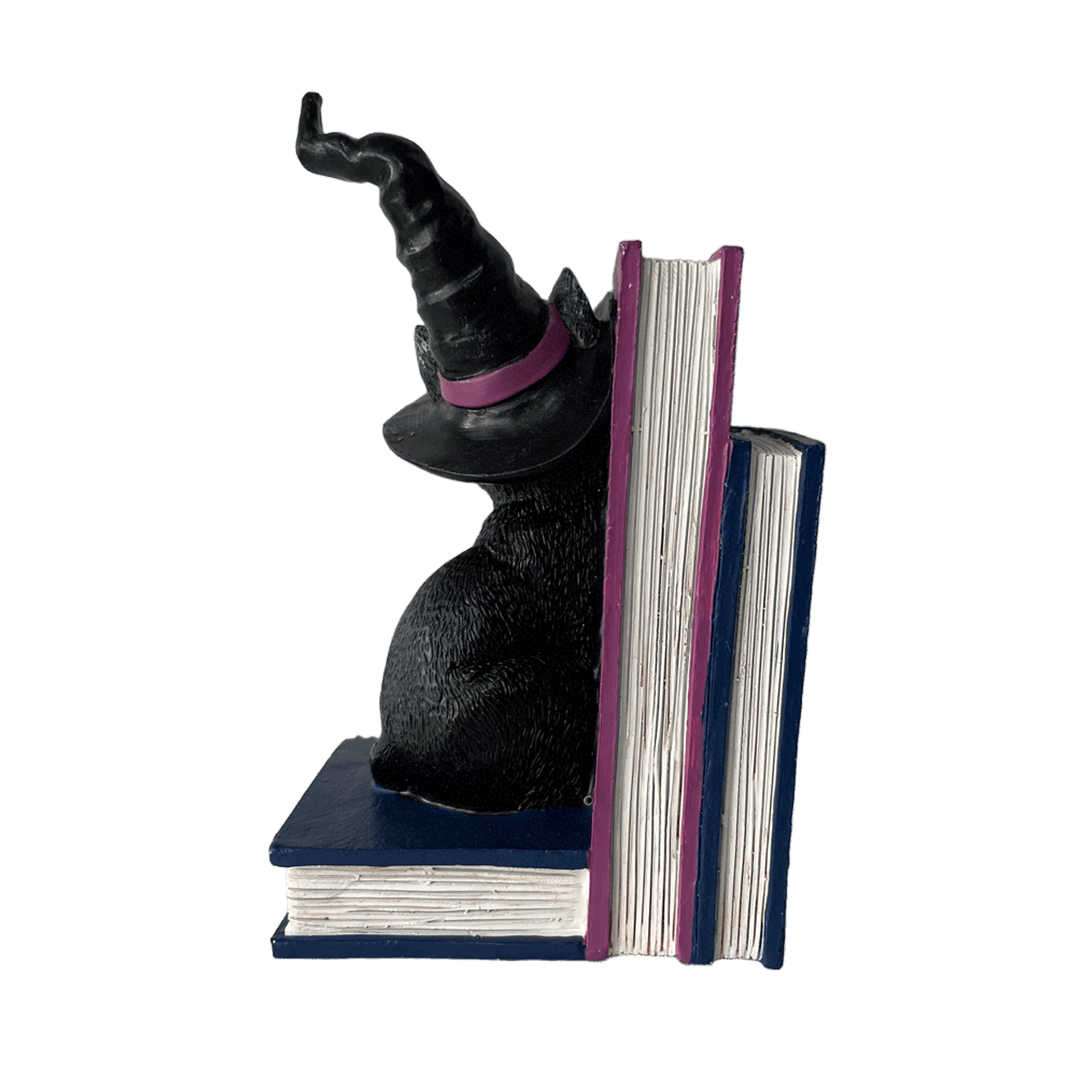 7.75" Witch Cat with Spell Books Tabletop Décor by Ashland®