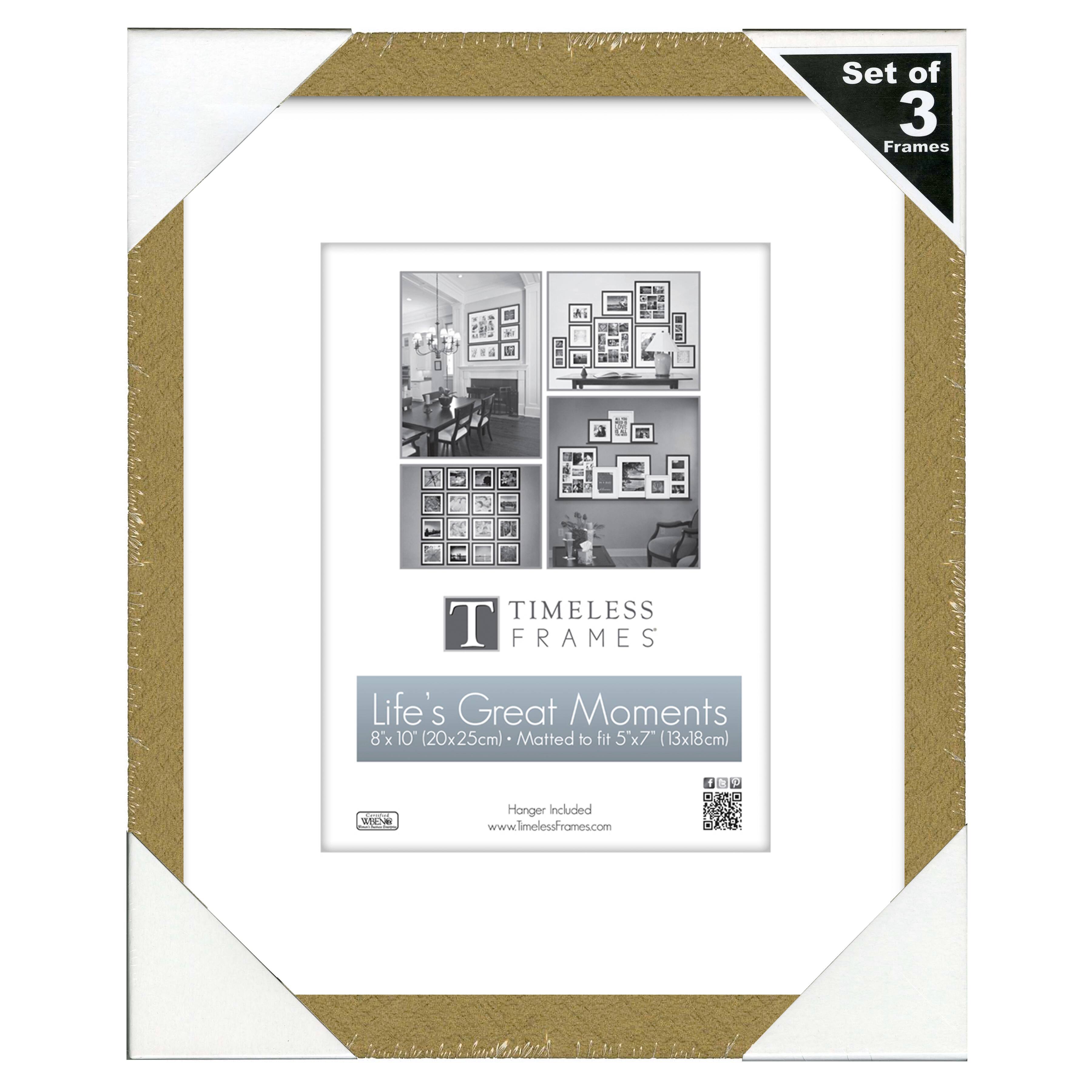 Timeless Frames&#xAE; 3 Pack Life&#x27;s Great Moments Gold Frame