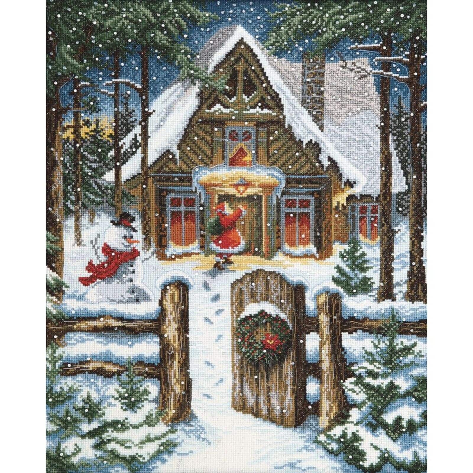 Charivna Mit Cross Stitch Kit On The Eve Of The Holidays