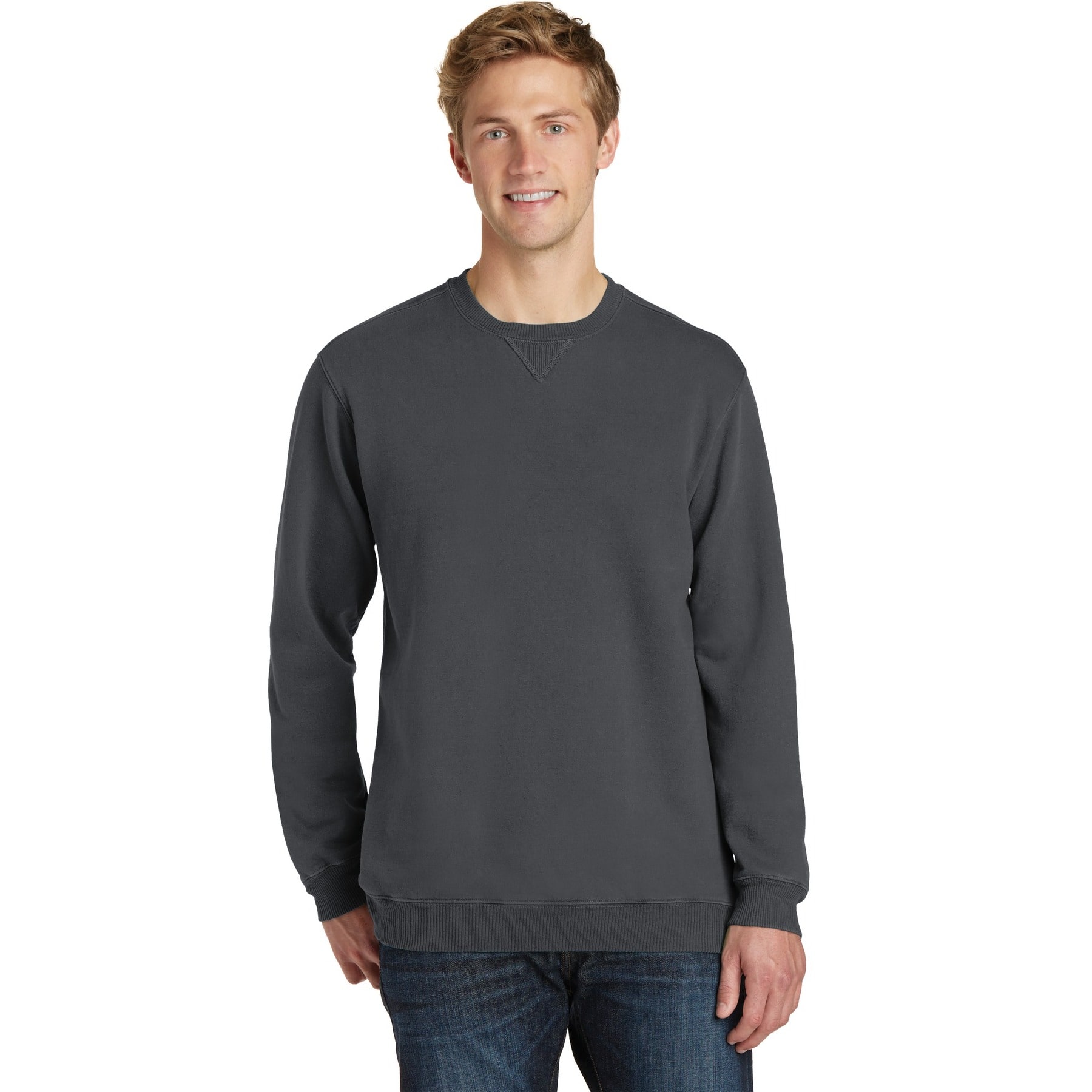 Port & Company® Beach Wash® Garment-Dyed Sweatshirt