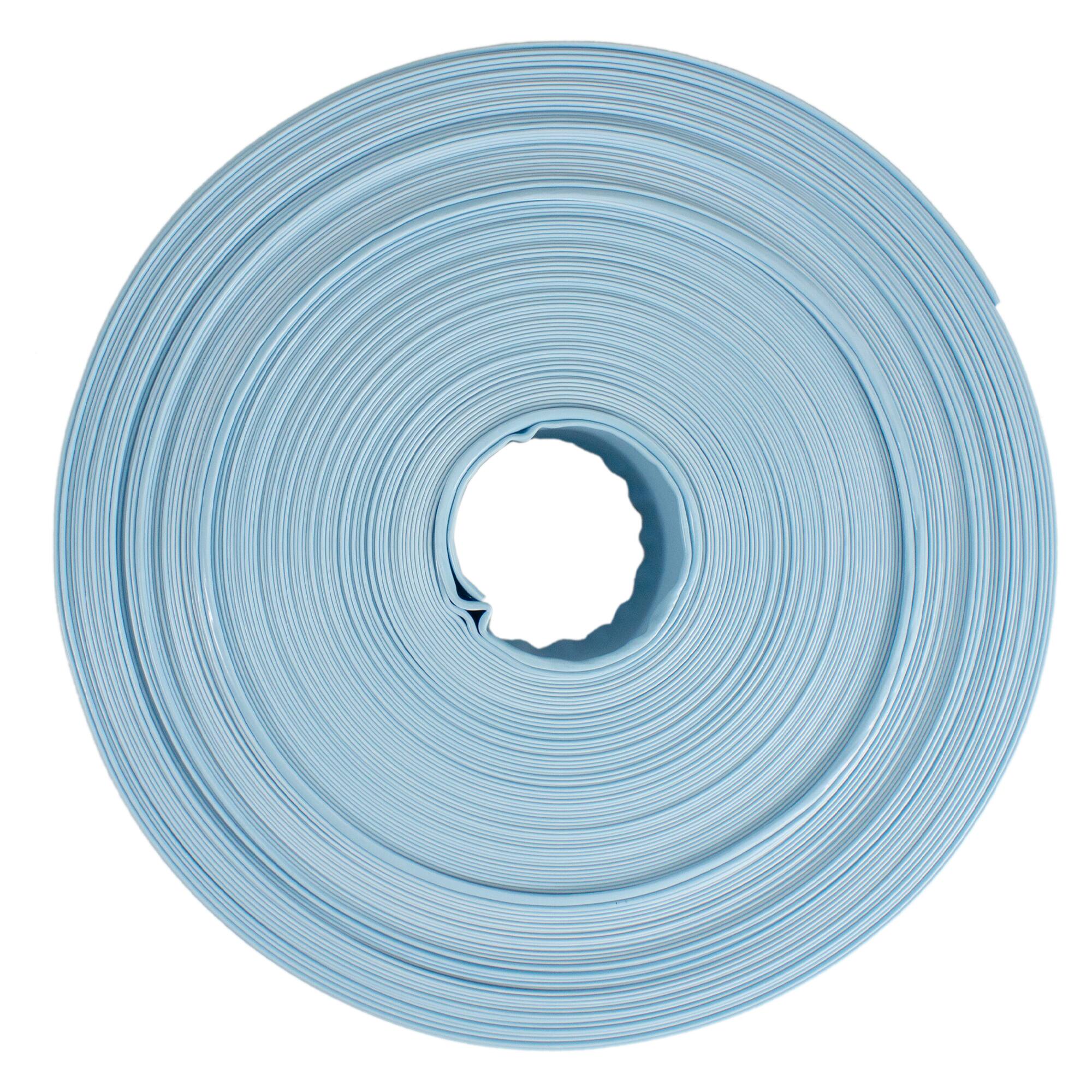 200ft. x 2&#x22; PVC Swimming Pool Filter Rolled Backwash Hose