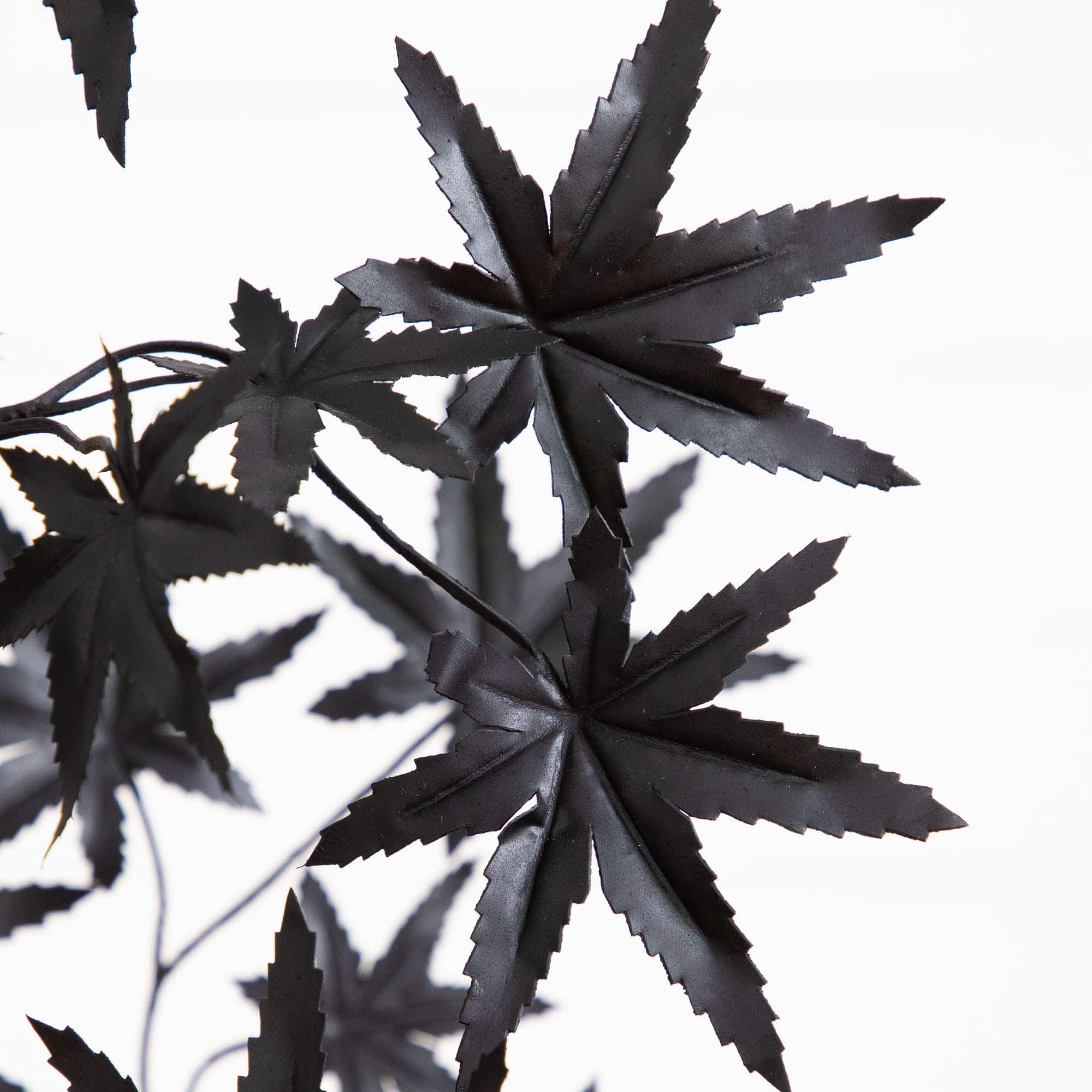 4ft. Artificial Halloween Eerie Black Maple Tree