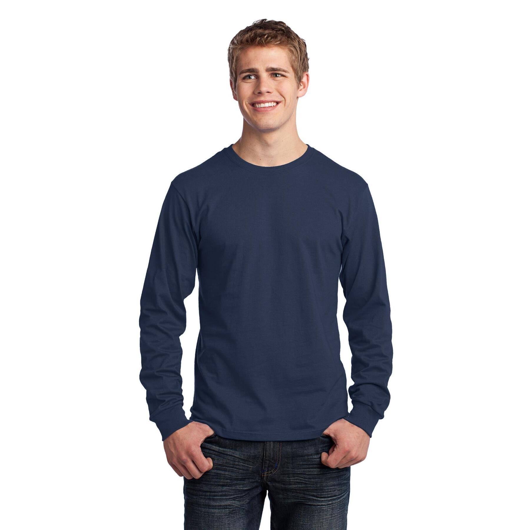 Port & Company® Long Sleeve Adult Core Cotton T-Shirt