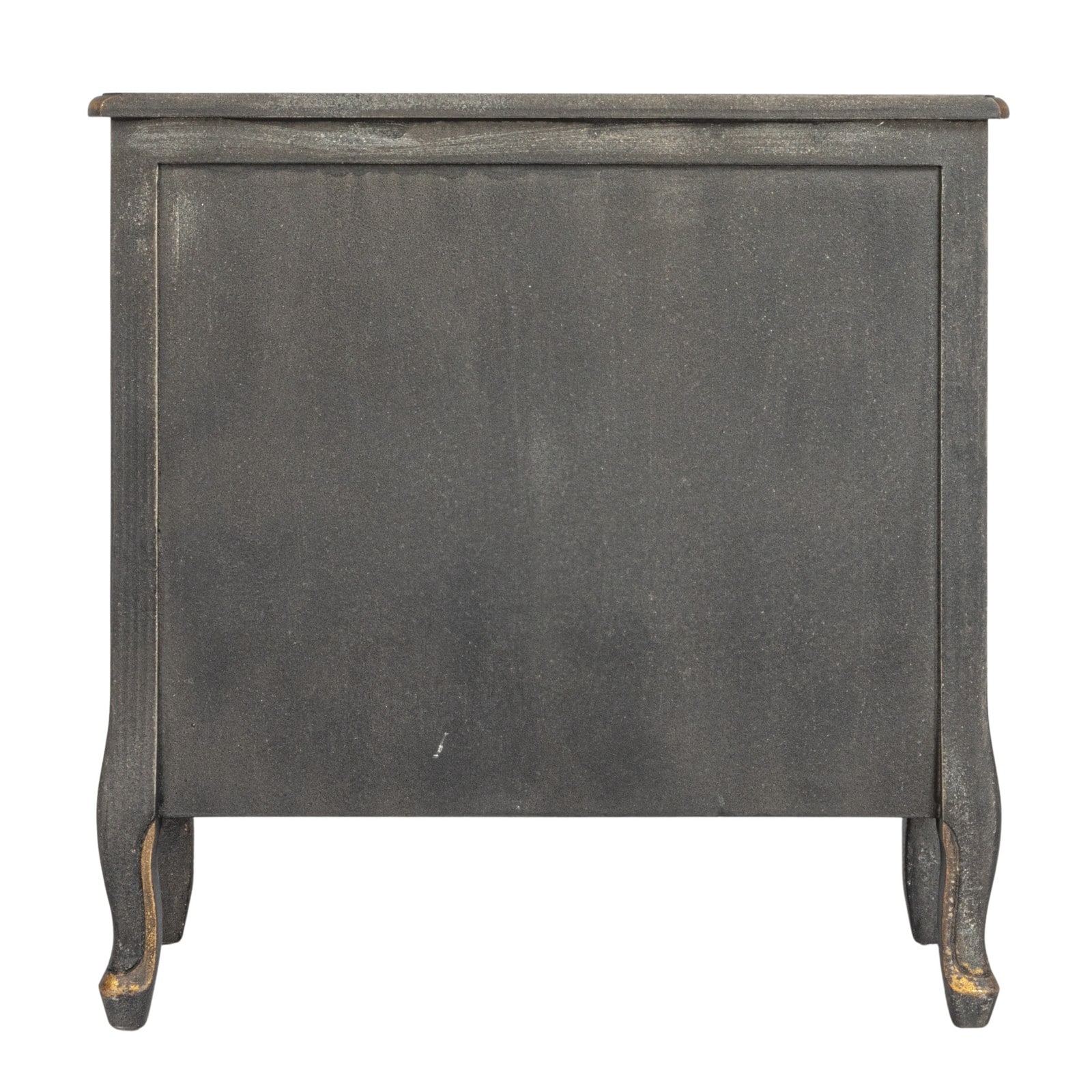 Distressed Black Wood Dresser Cabinet