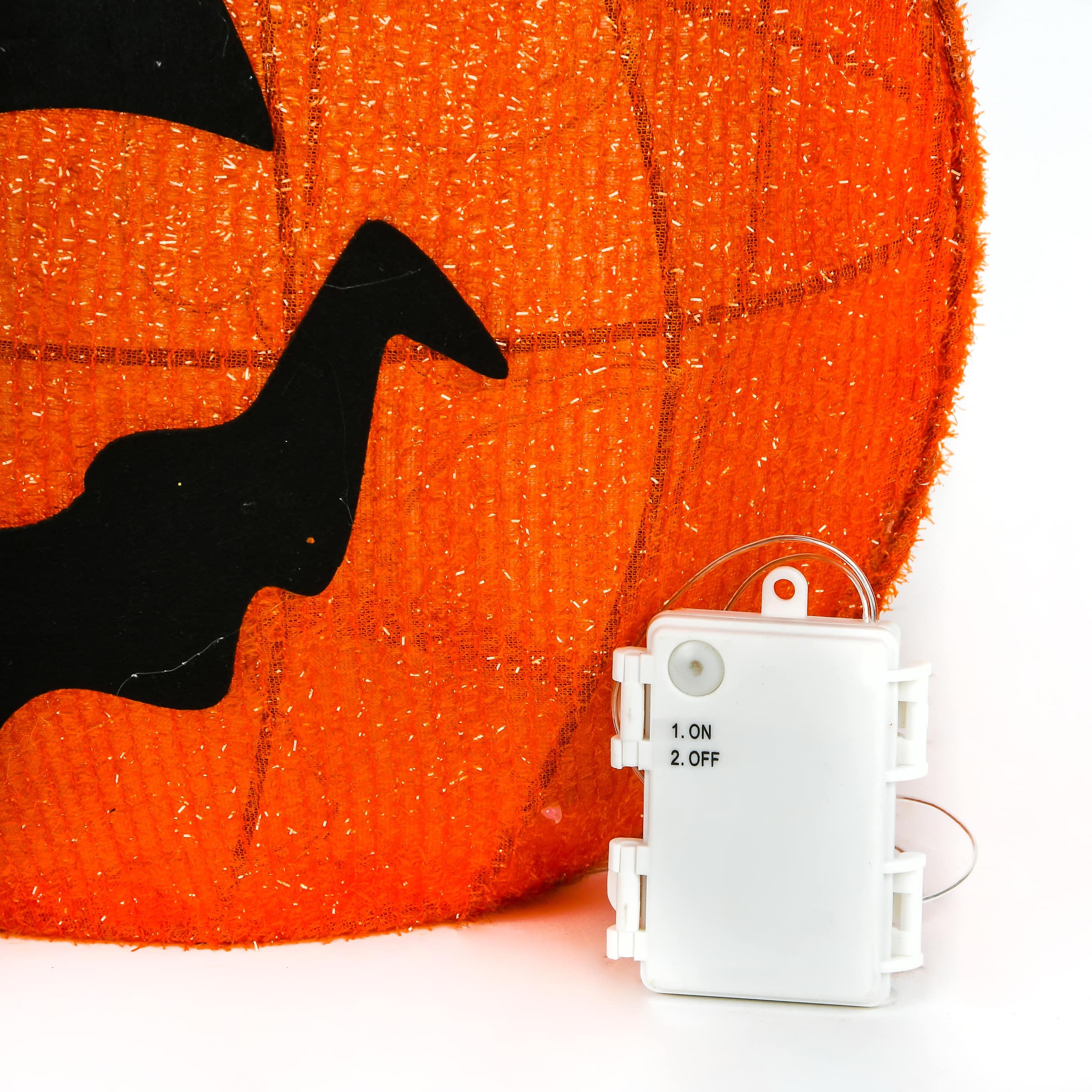 24'' Pre-Lit Pumpkin and Ghost Halloween Décor