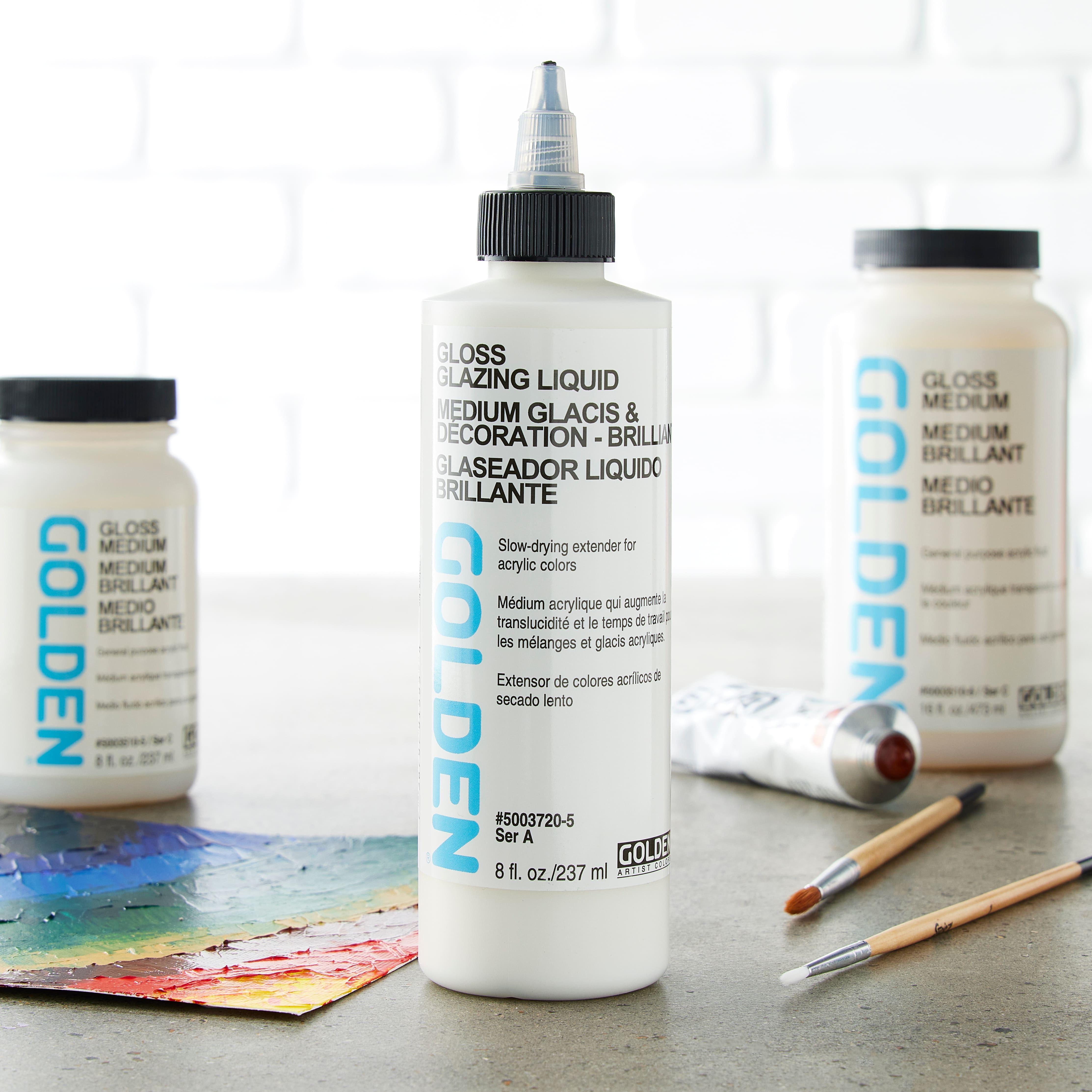 Golden® Acrylic Glazing Liquid, Gloss