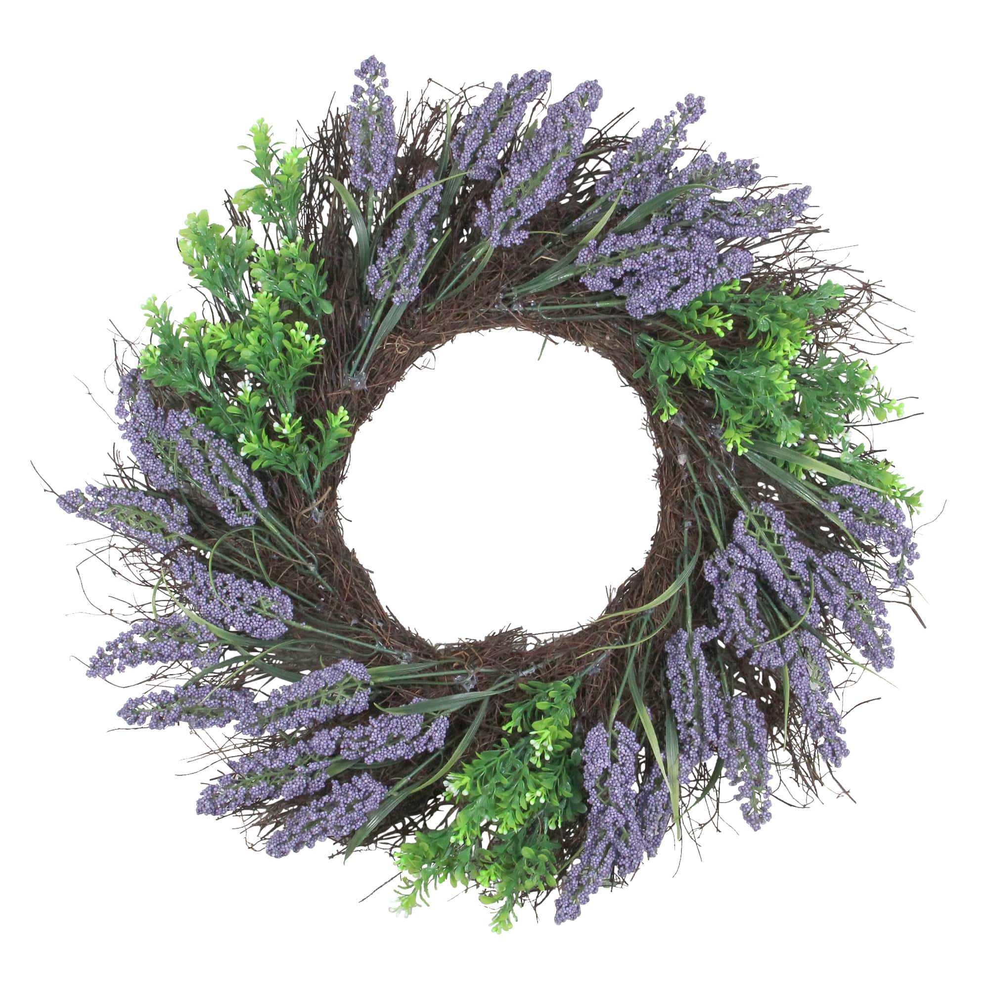 22&#x22; Lavender &#x26; Boxwood Wreath